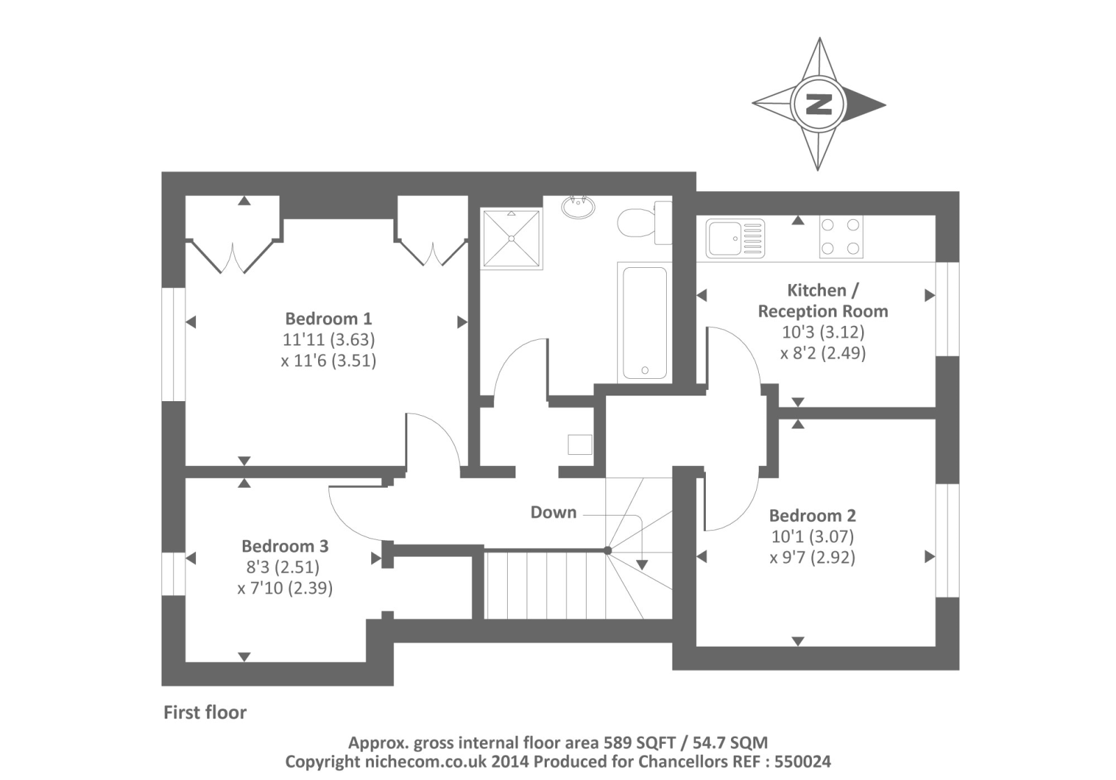 2 Bedrooms Flat to rent in Marston, Oxford OX3