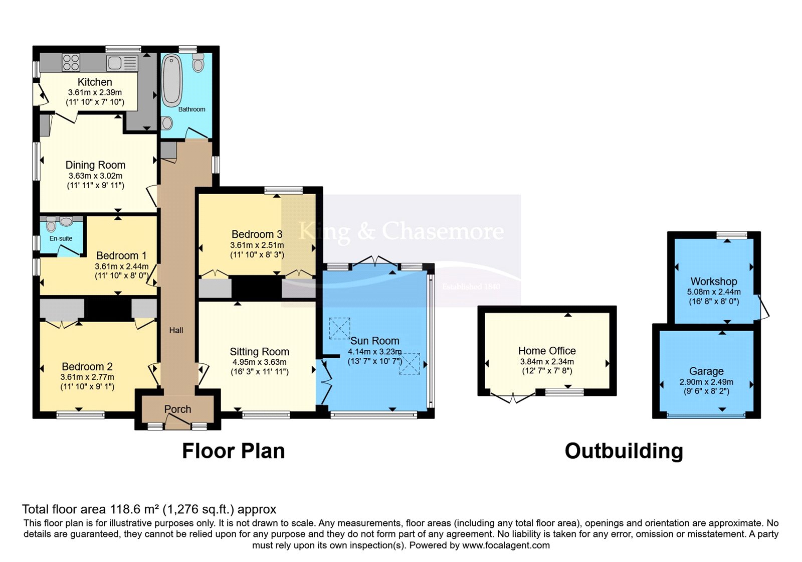 Holm Cottage,, Hampers Lane, West Sussex floorplan