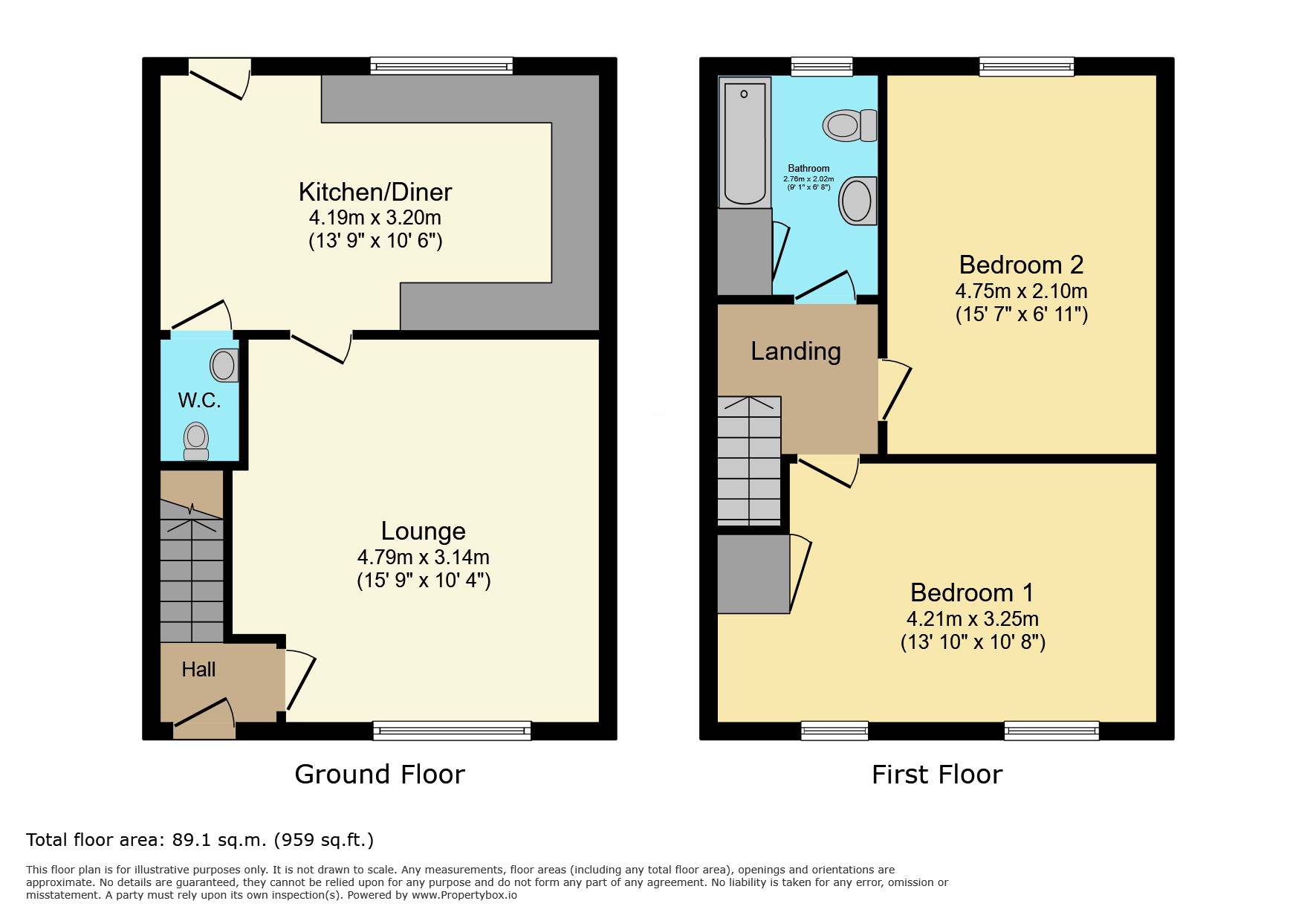 70 White Park Avenue, Leicester floorplan