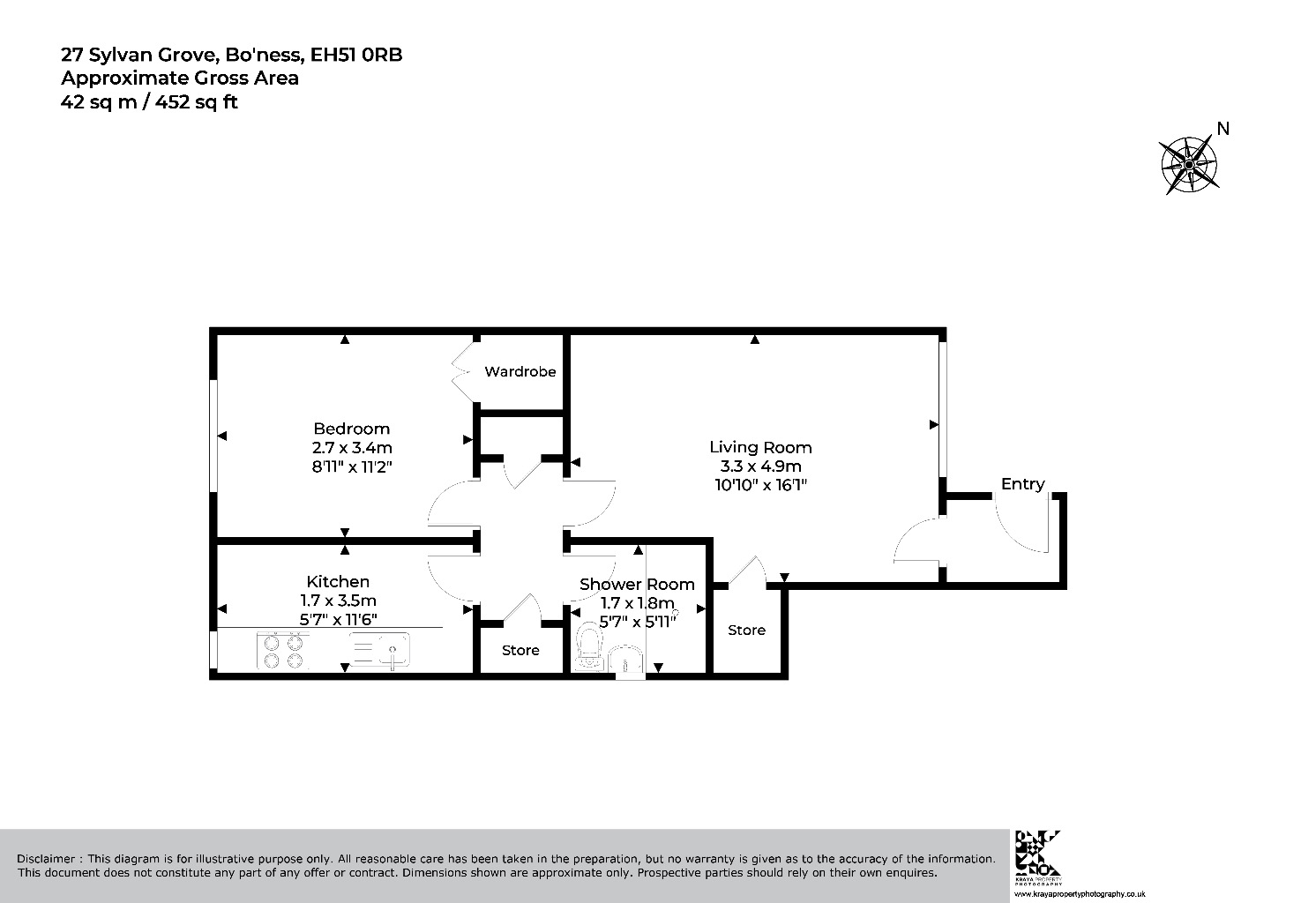 27, Sylvan Grove, Bo'ness floorplan