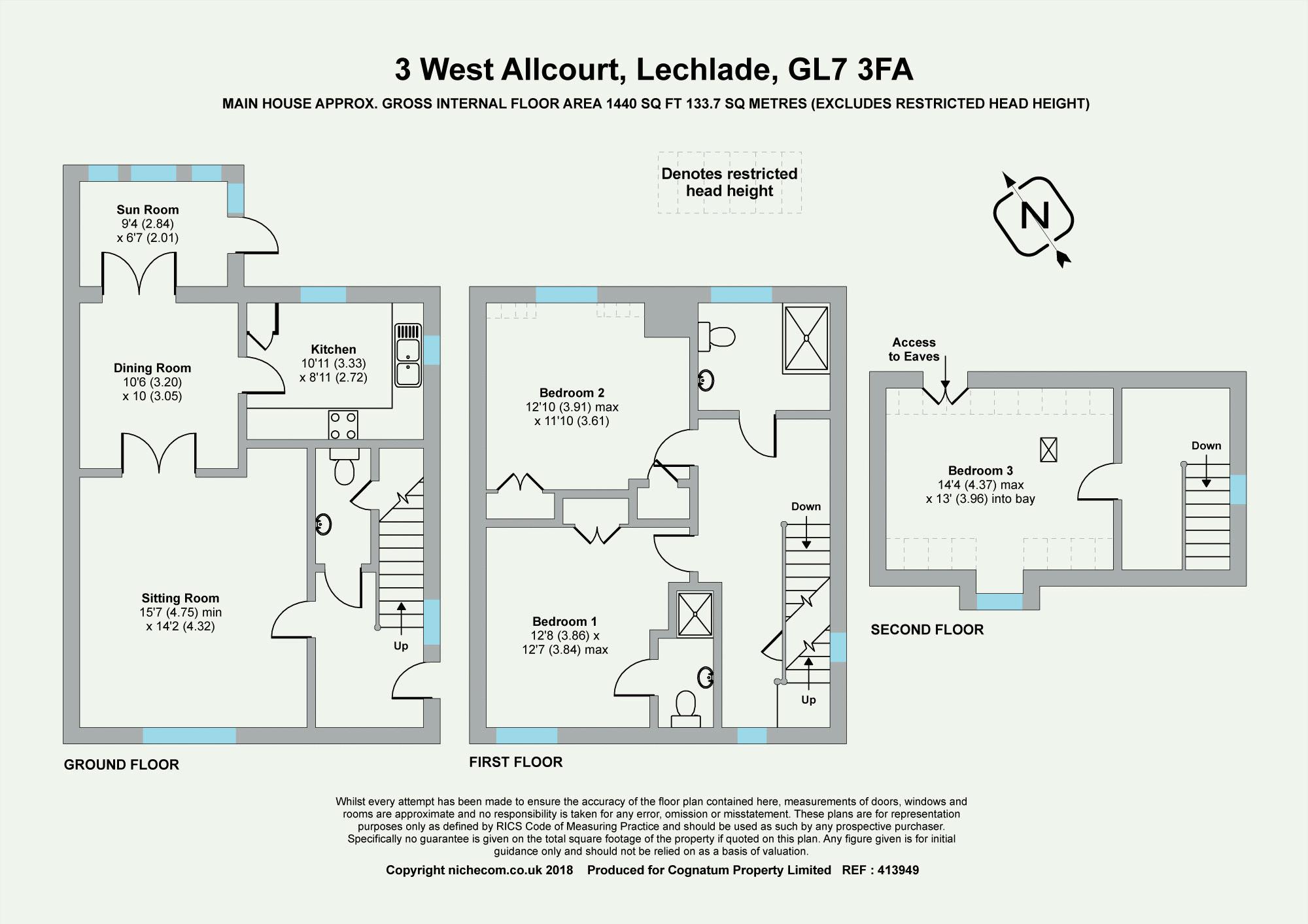 3 Bedrooms Cottage for sale in West Allcourt, Lechlade GL7