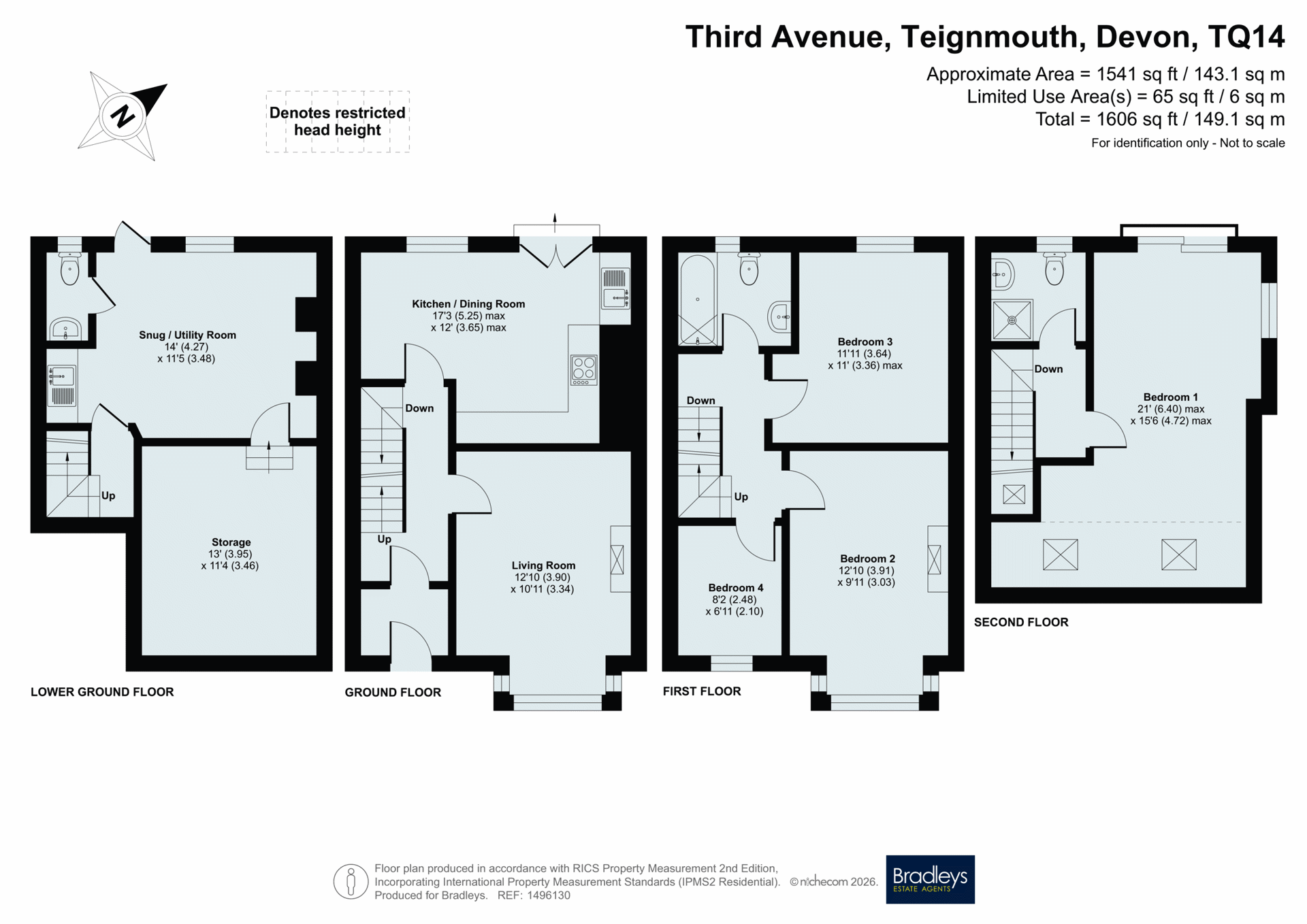 27, Third Avenue, Devon floorplan
