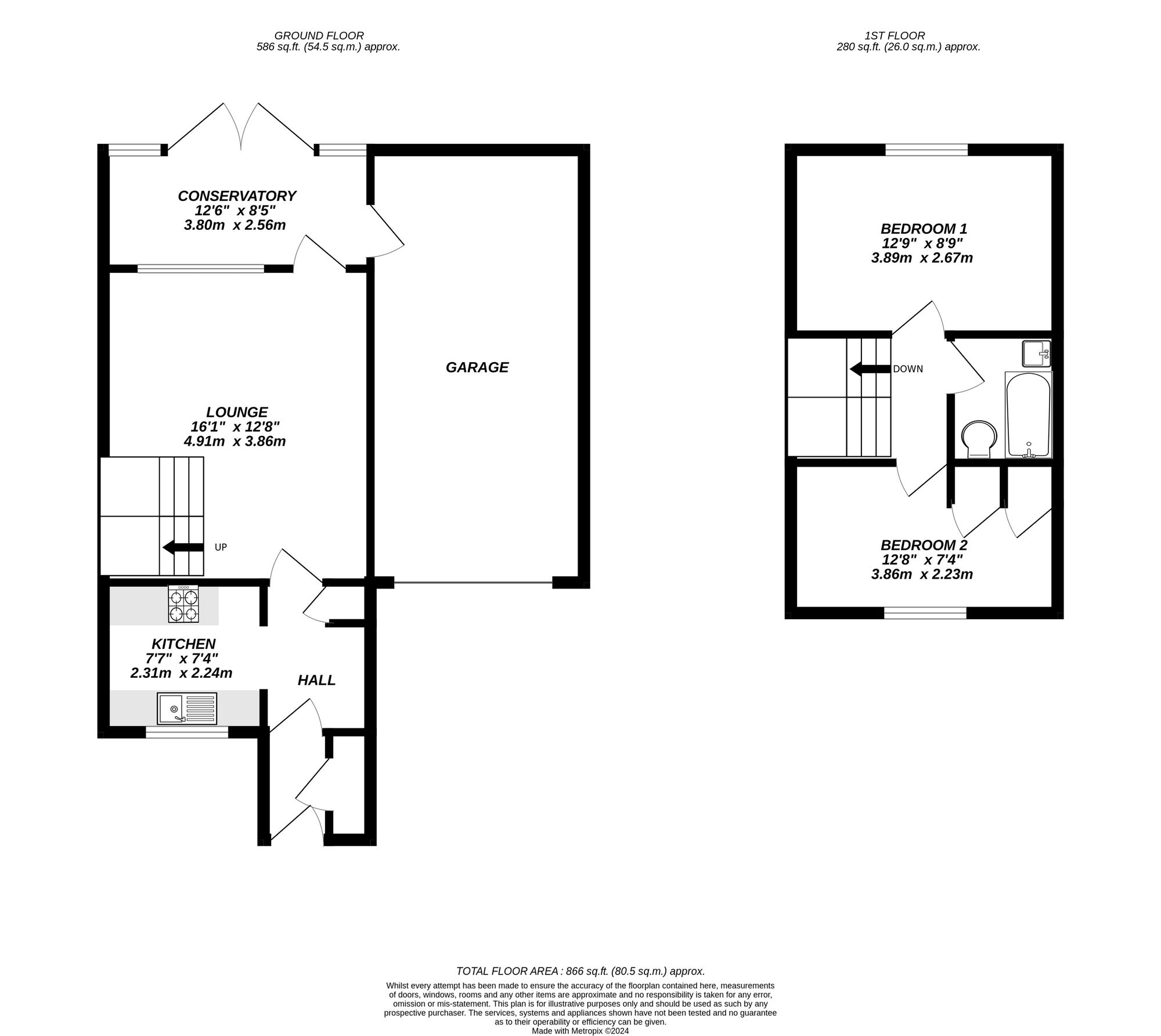 14 Aldenham Drive, Uxbridge floorplan