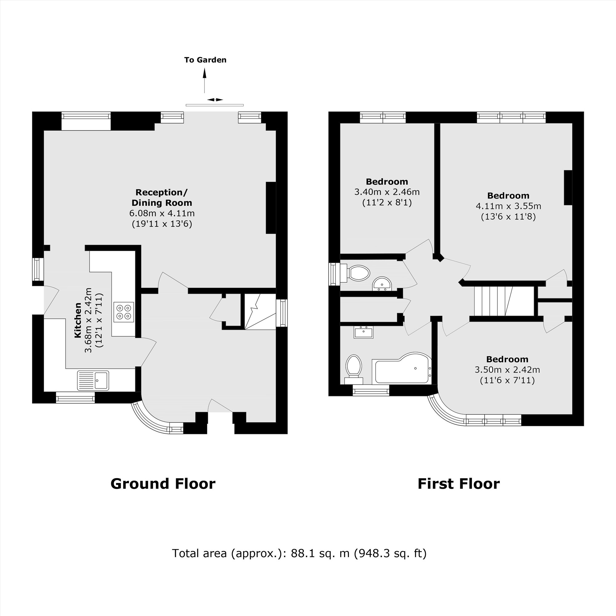 47, Longford Close, Hampton floorplan