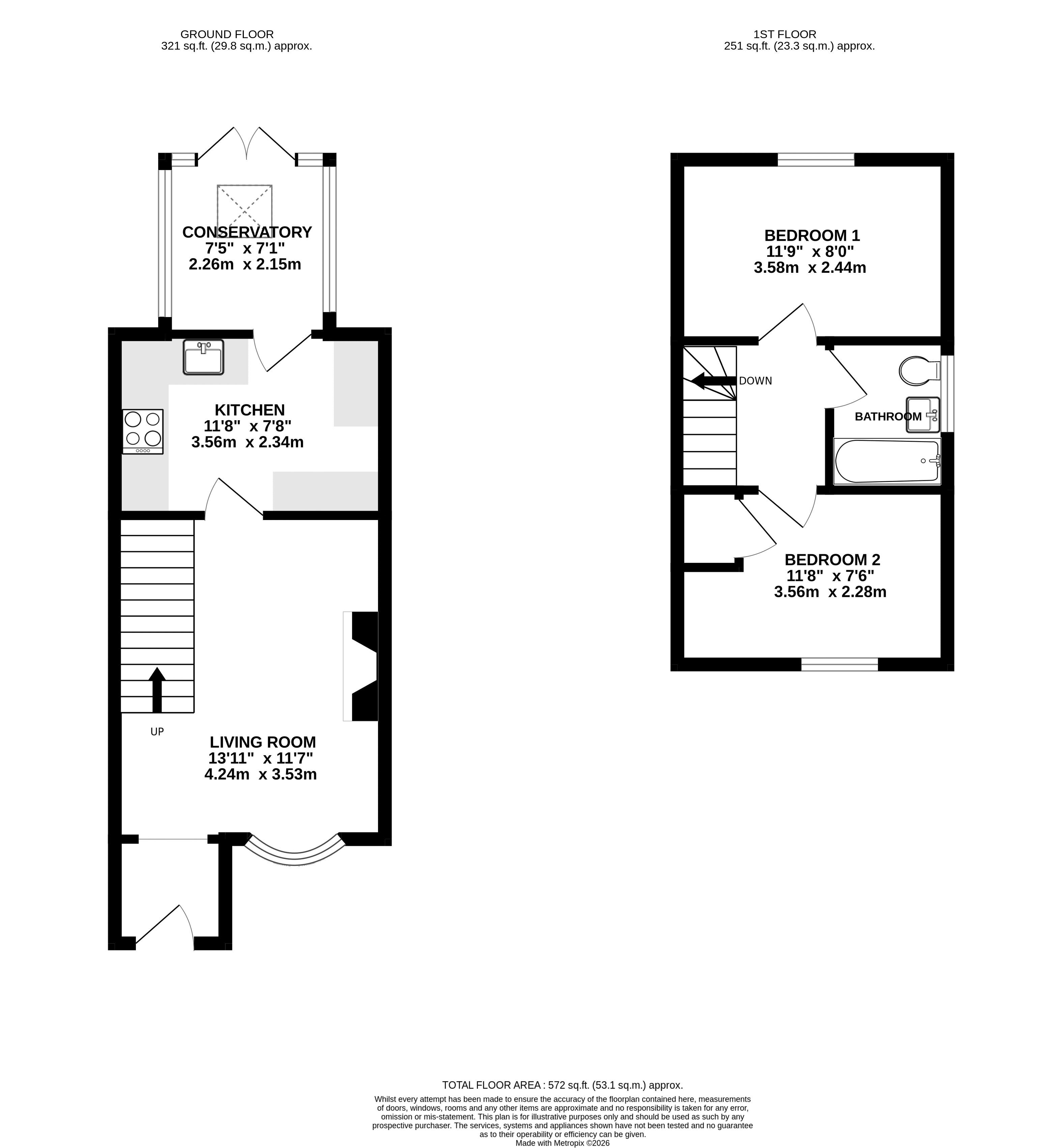 11, Ryecroft, York floorplan