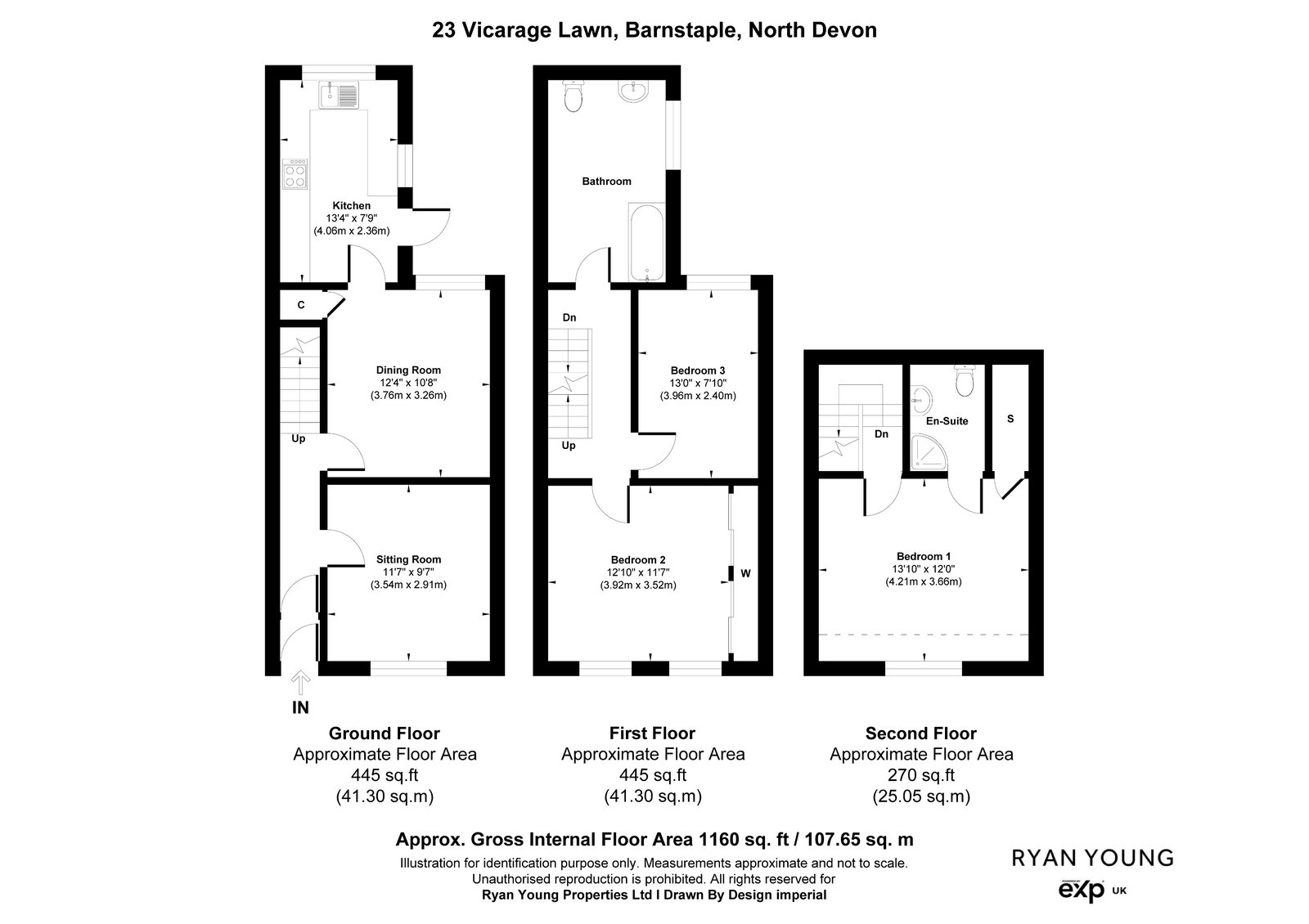 23, Vicarage Lawn, Barnstaple floorplan