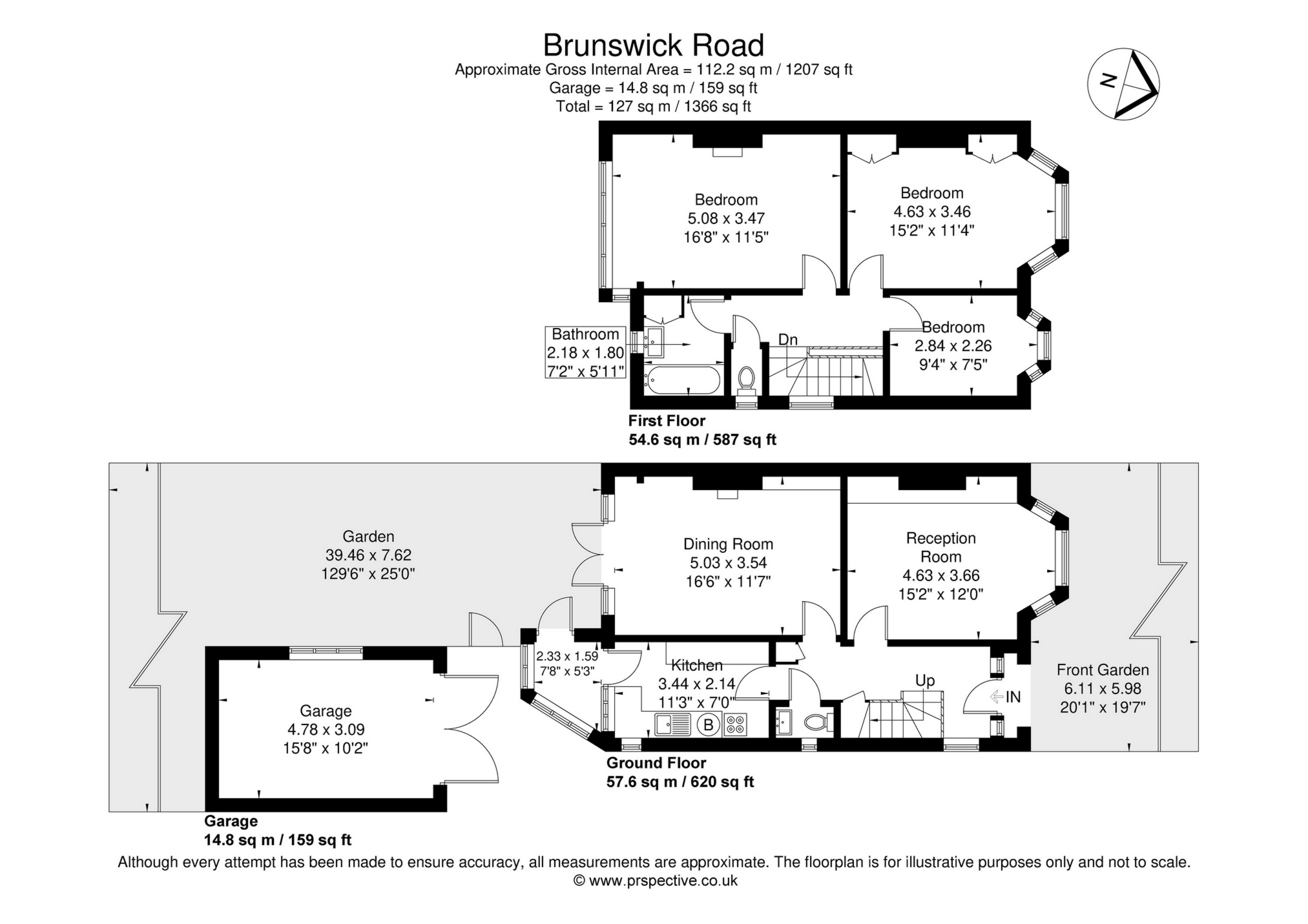 273, Brunswick Road, London floorplan