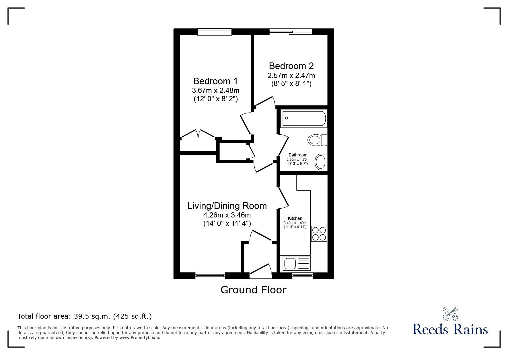 36, Badger Rise, Bristol floorplan