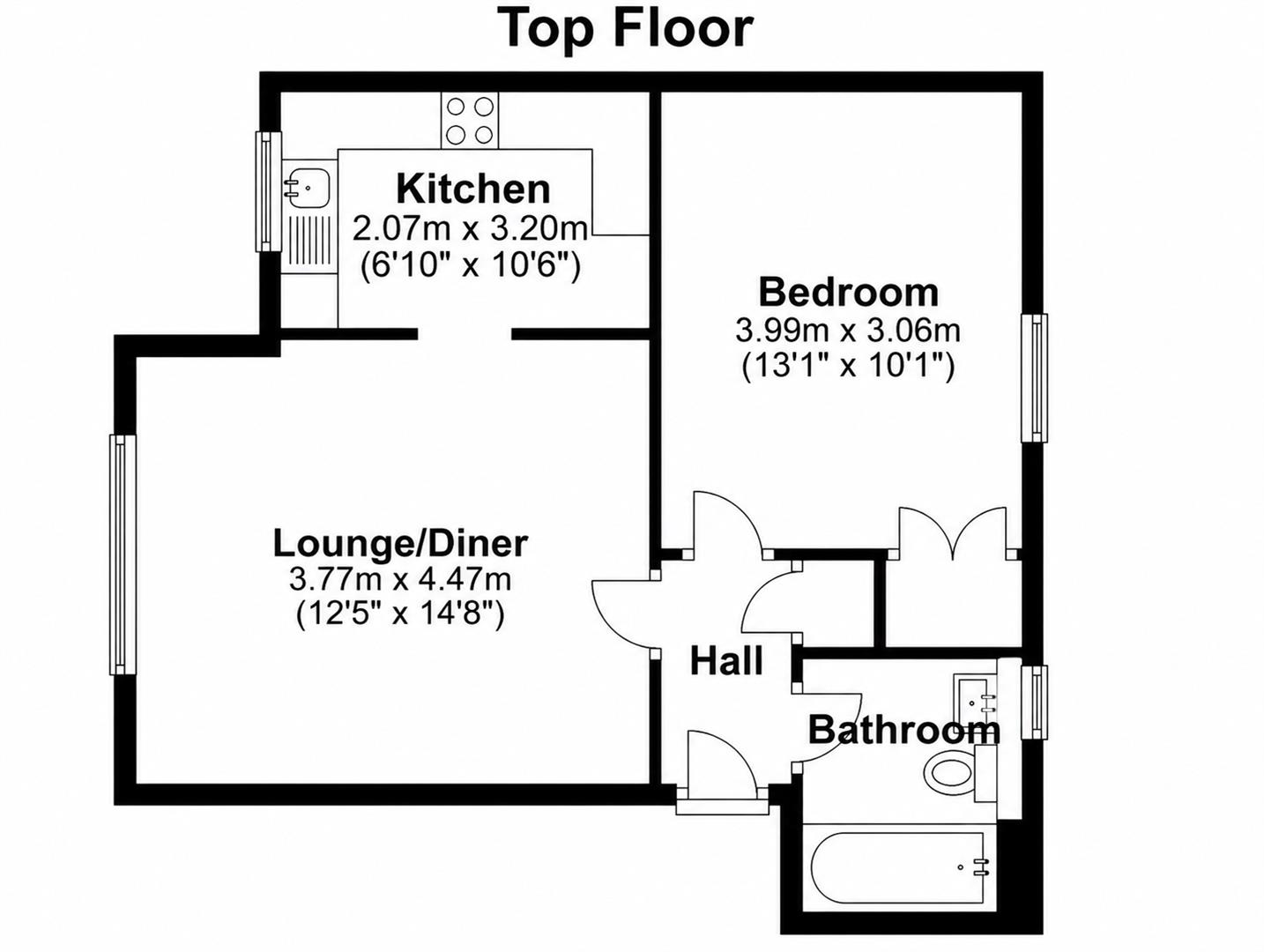 116, Harberd Tye, Chelmsford floorplan
