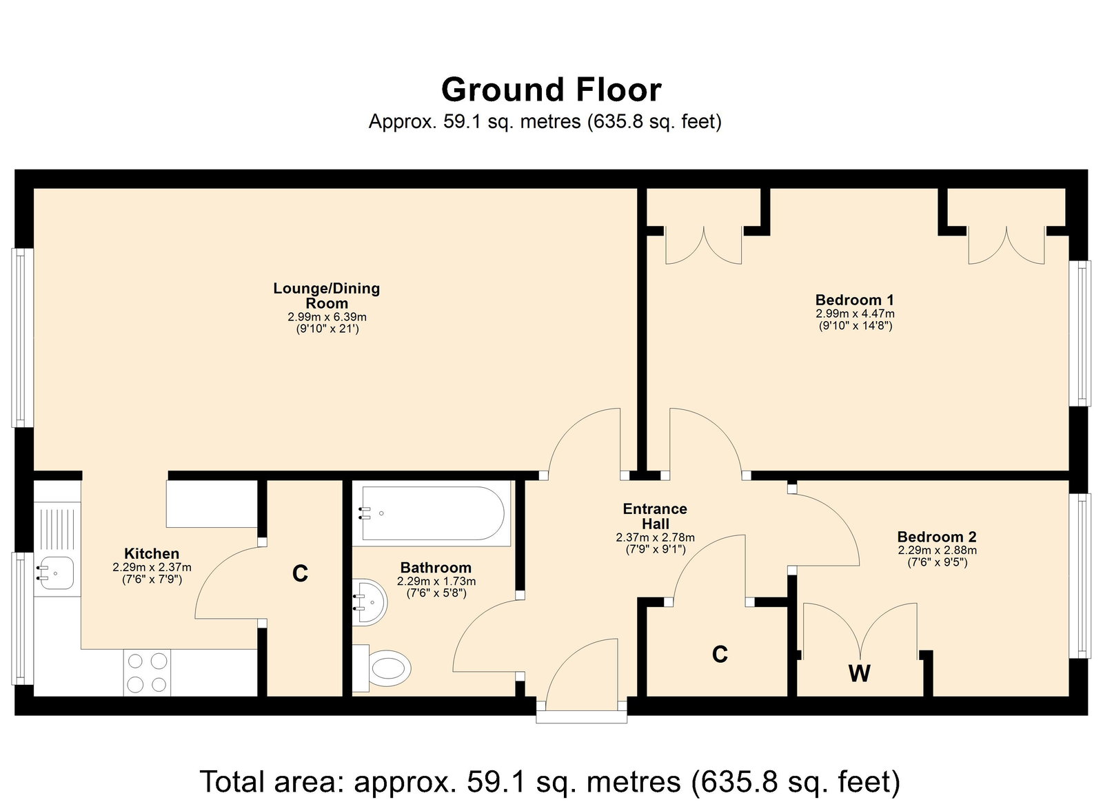 45b, Whitburn, Skelmersdale floorplan