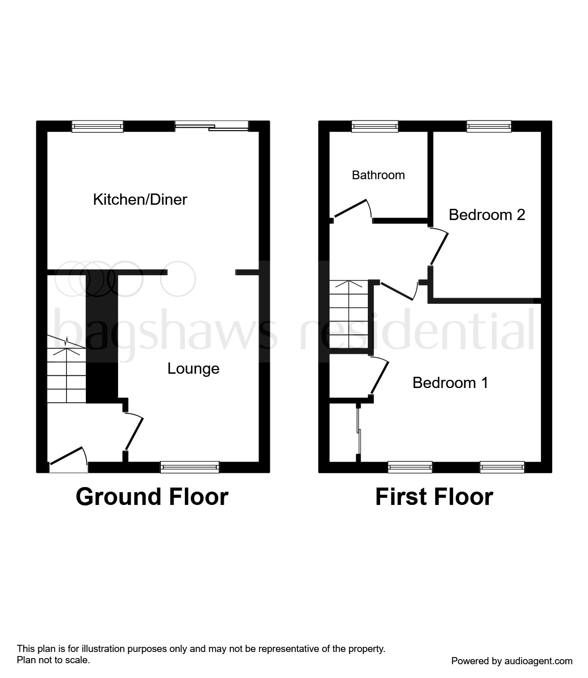 2 Bedrooms Terraced house for sale in Cranhill Close, Littleover, Derby DE23