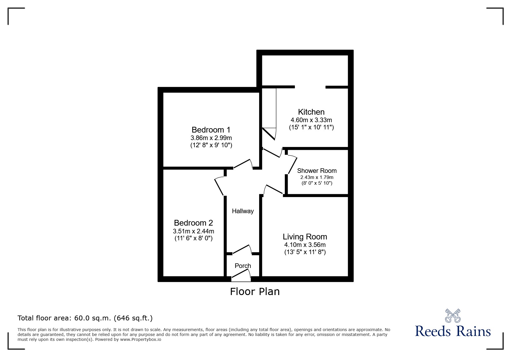 23, Blythe Avenue, Staffordshire floorplan