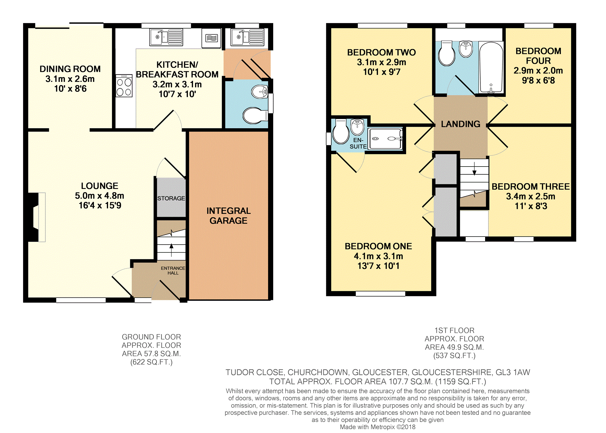 Tudor Close, Churchdown, Gloucester GL3, 4 bedroom detached house for