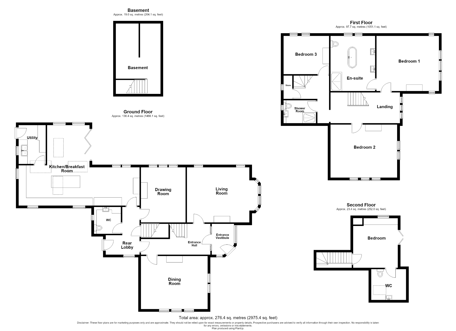 "The Vicarage" 214, Cromford Road, Nottingham floorplan