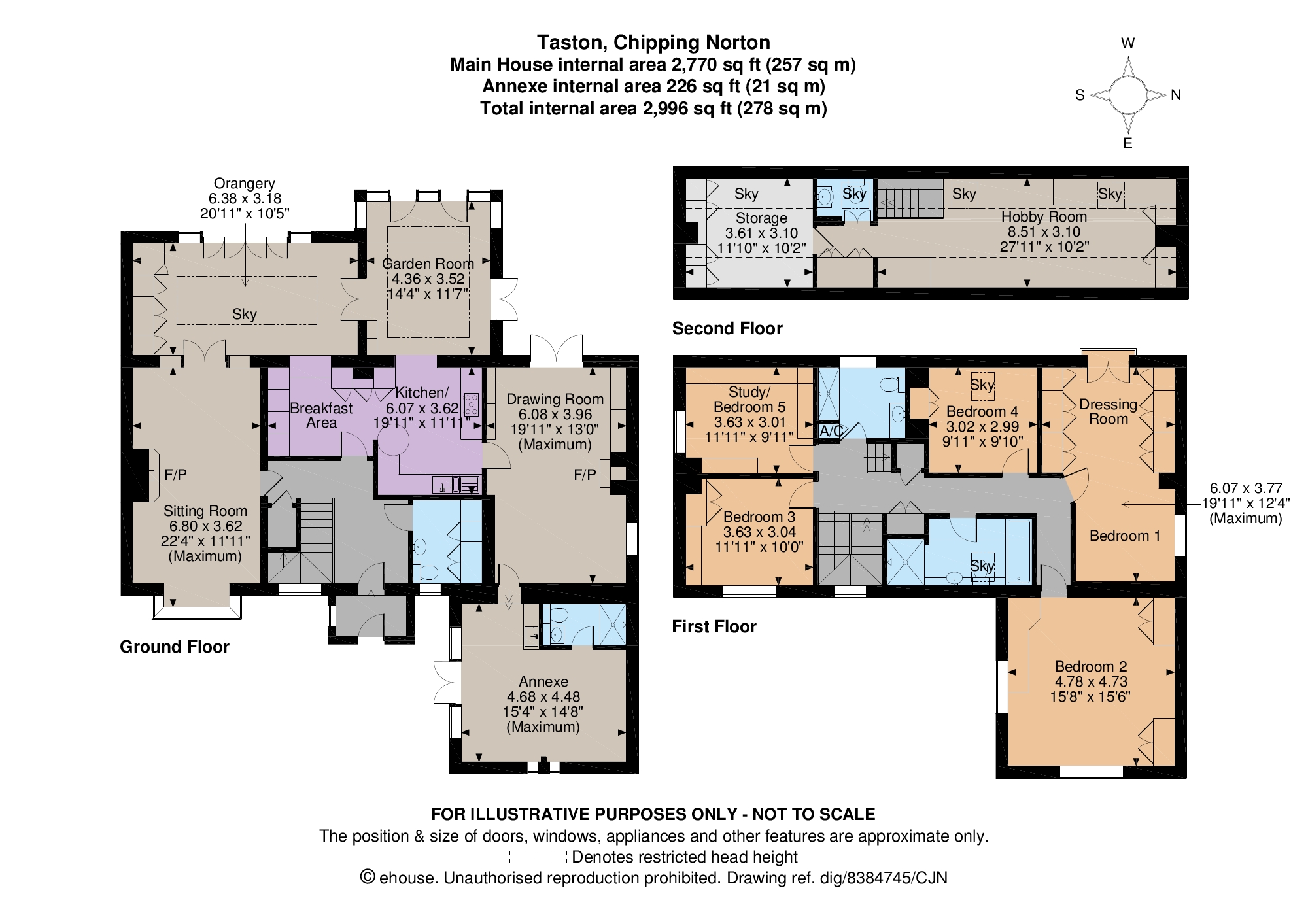 5 Bedrooms Detached house for sale in Taston, Chipping Norton, Oxfordshire OX7