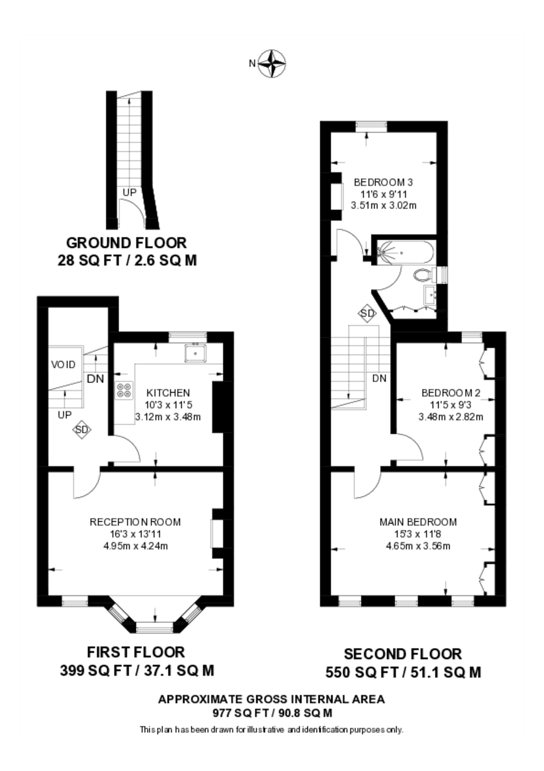 Hafer Road, Clapham Junction floorplan