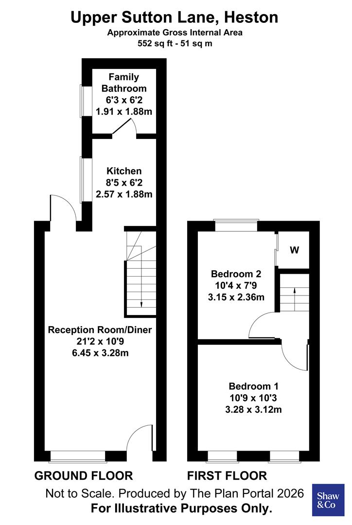 74, Upper Sutton Lane, Heston, Hounslow floorplan