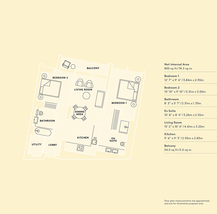 2 Bedrooms Flat to rent in No.1, Upper Riverside, Cutter Lane SE10