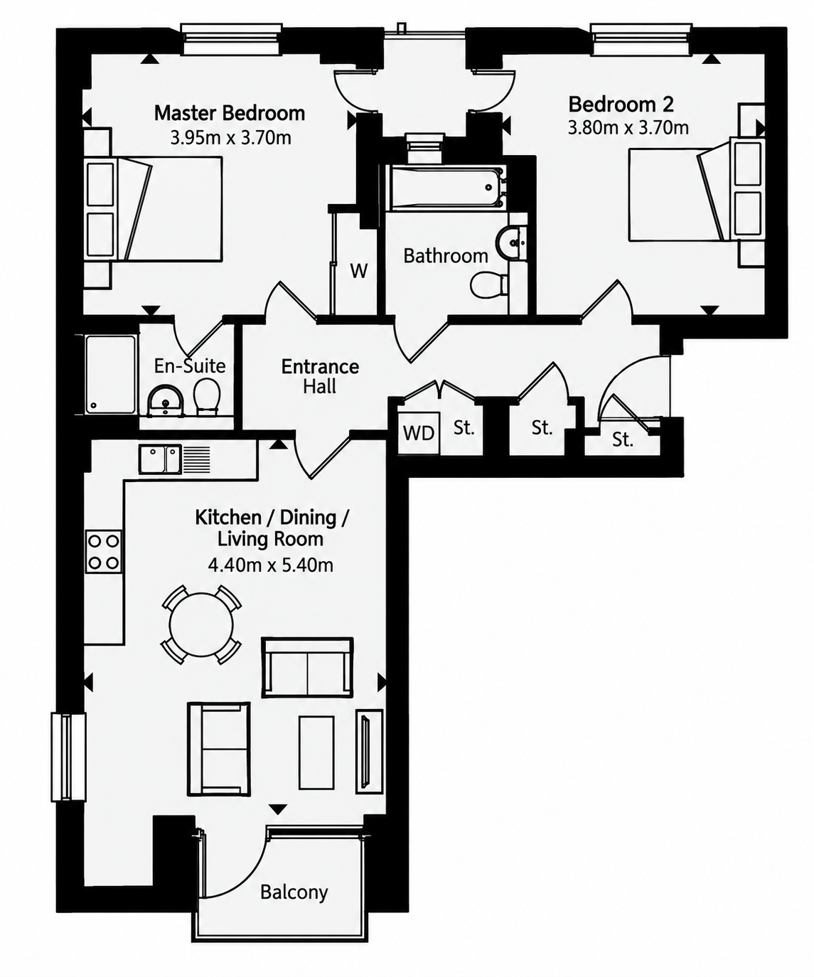 Eagle Street, Cambridge floorplan