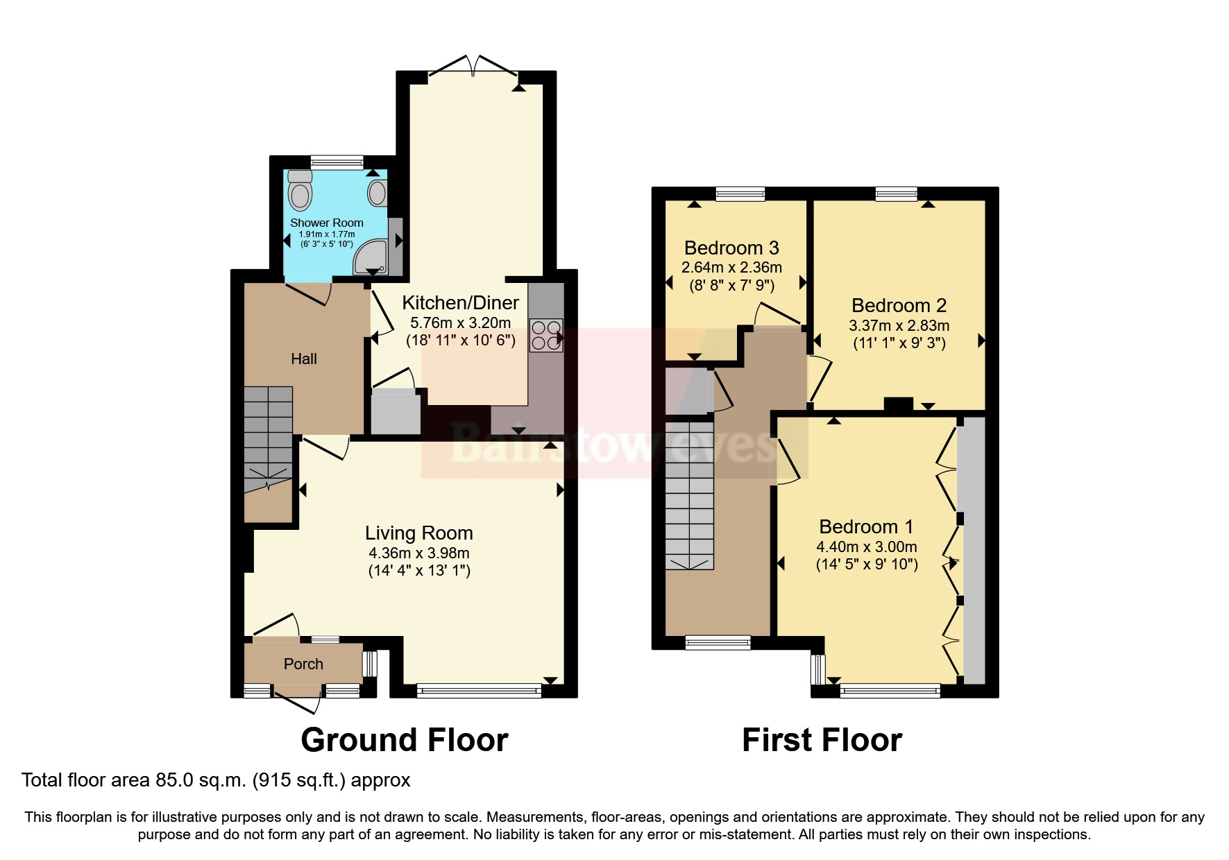3 bed terraced house for sale in Janson Road, London E15 66570587