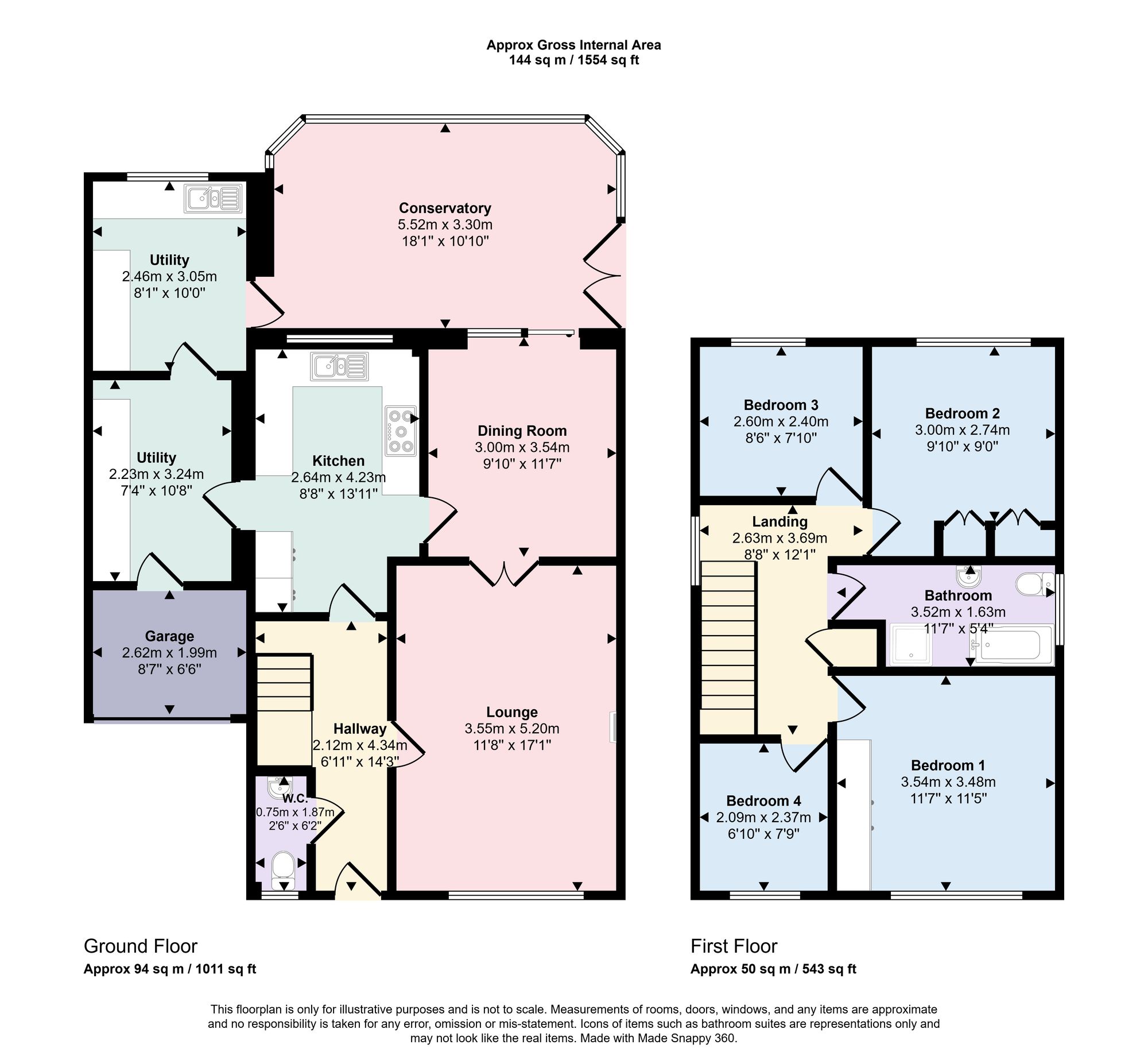 4 Carrol Close, Eastleigh floorplan