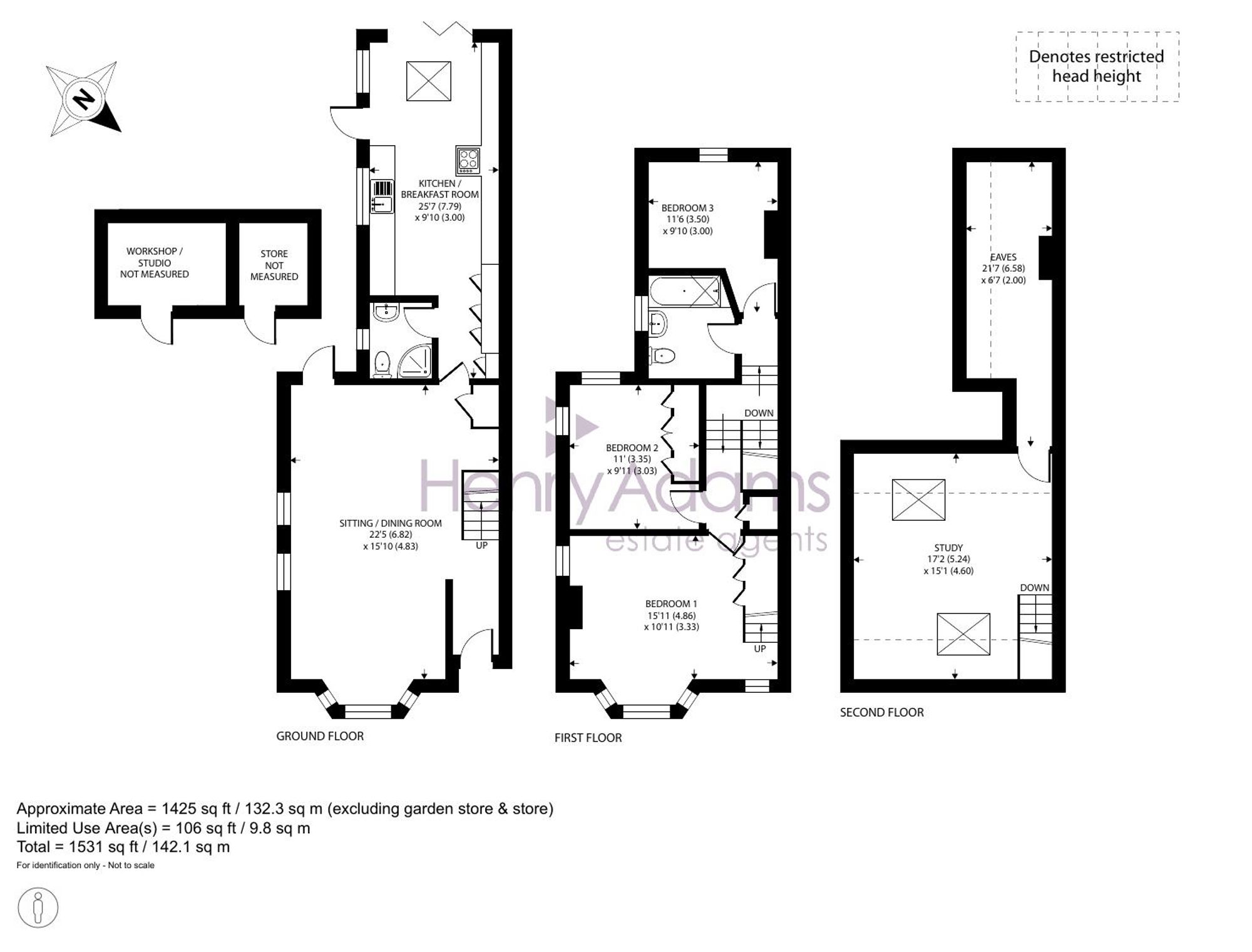 33 St. Pauls Road, Chichester floorplan