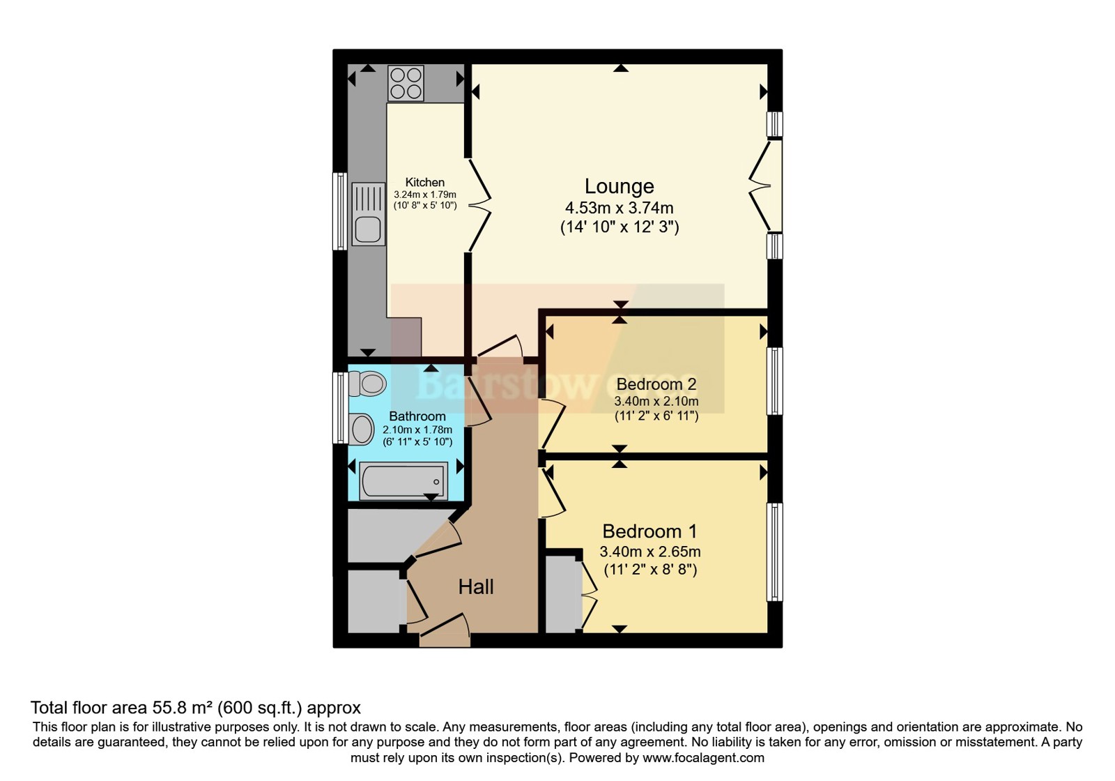 48, Rawlyn Close, Grays floorplan
