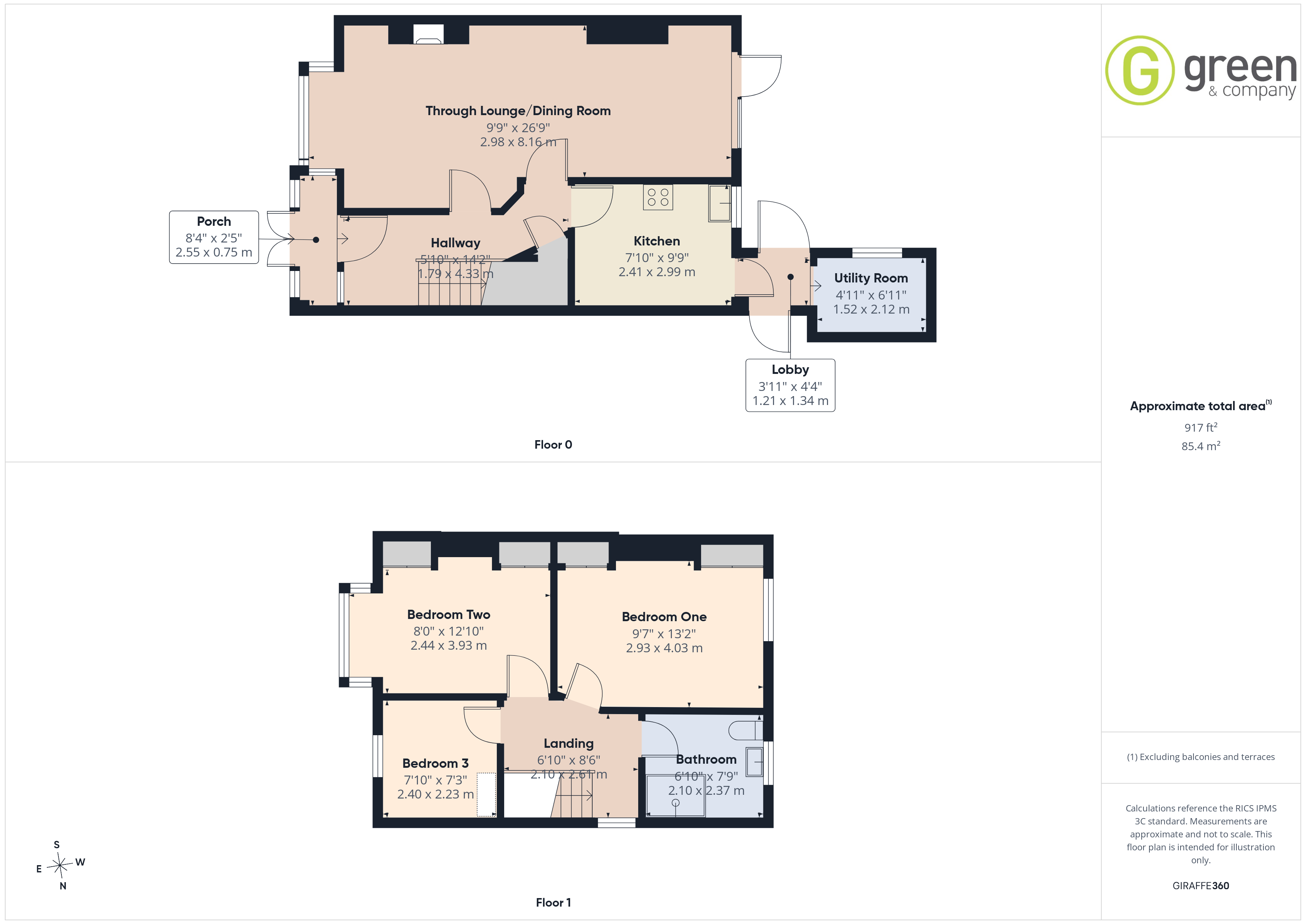 8, Ryland Road, Birmingham floorplan