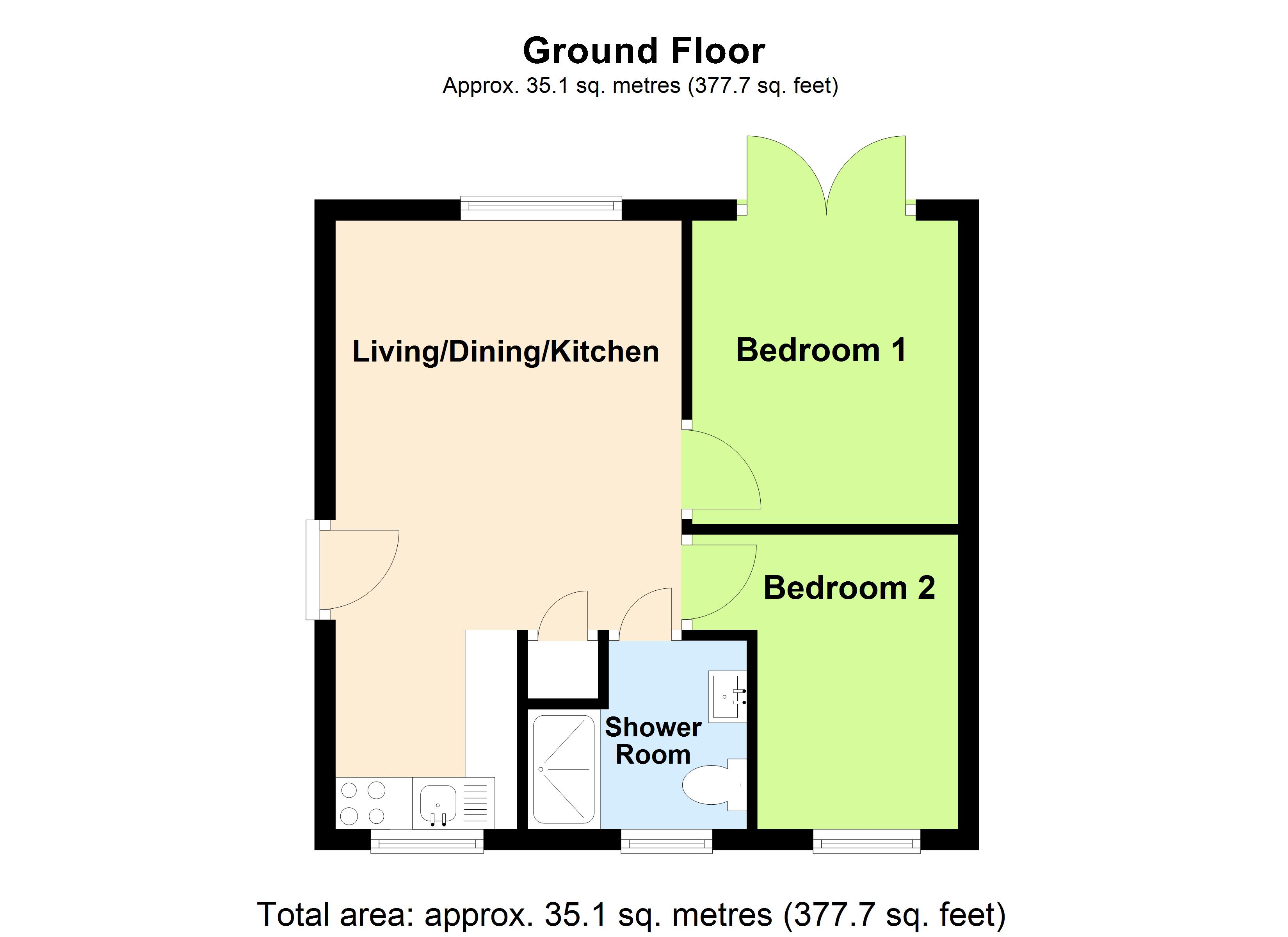 23, Hillside, Kilkhampton floorplan