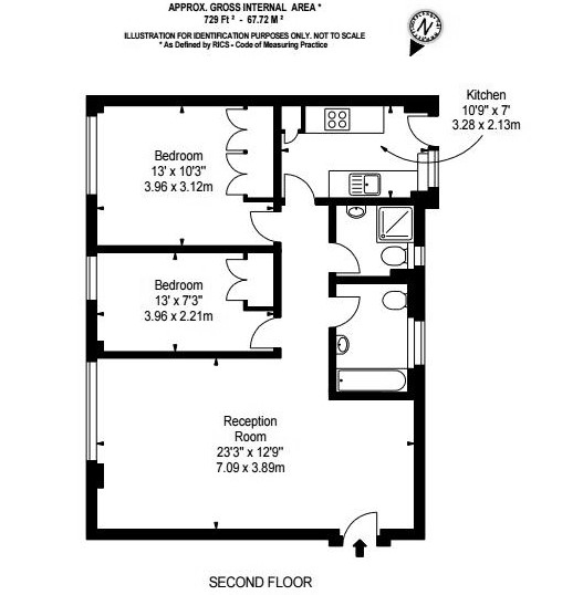 2 Bedrooms Flat to rent in Pelham Court, 145 Fulham Road SW3