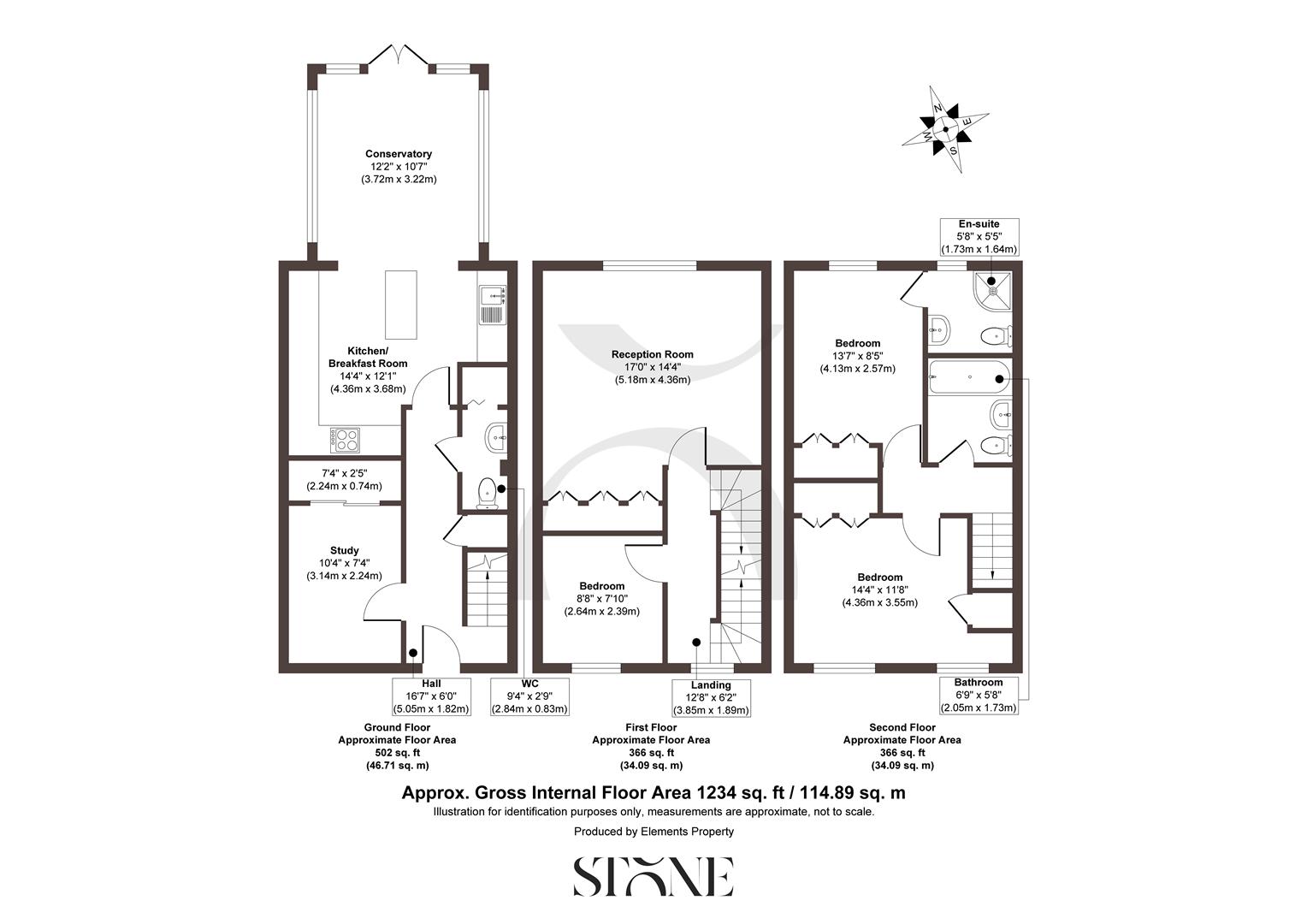 12, Grosvenor Mews, Prices Lane, Reigate floorplan