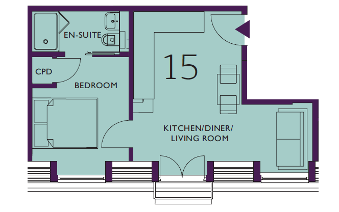1 Bedrooms Flat for sale in Flambard Way, Godalming GU7