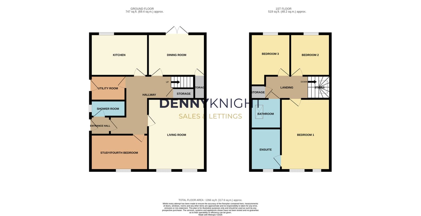 21, Dalestones, Northampton floorplan