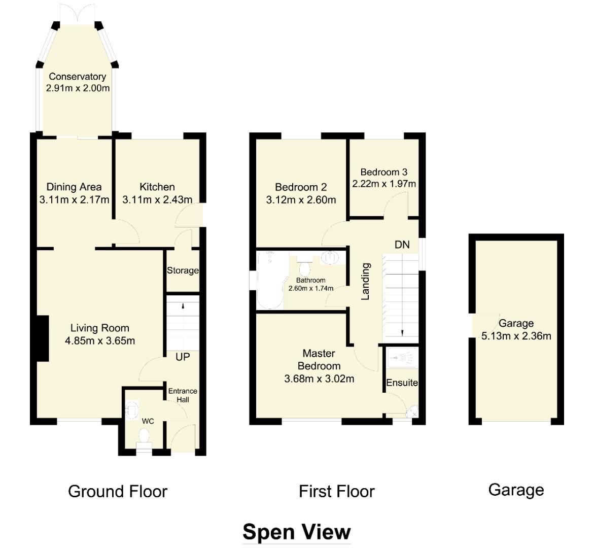22, Spen View, Dewsbury floorplan