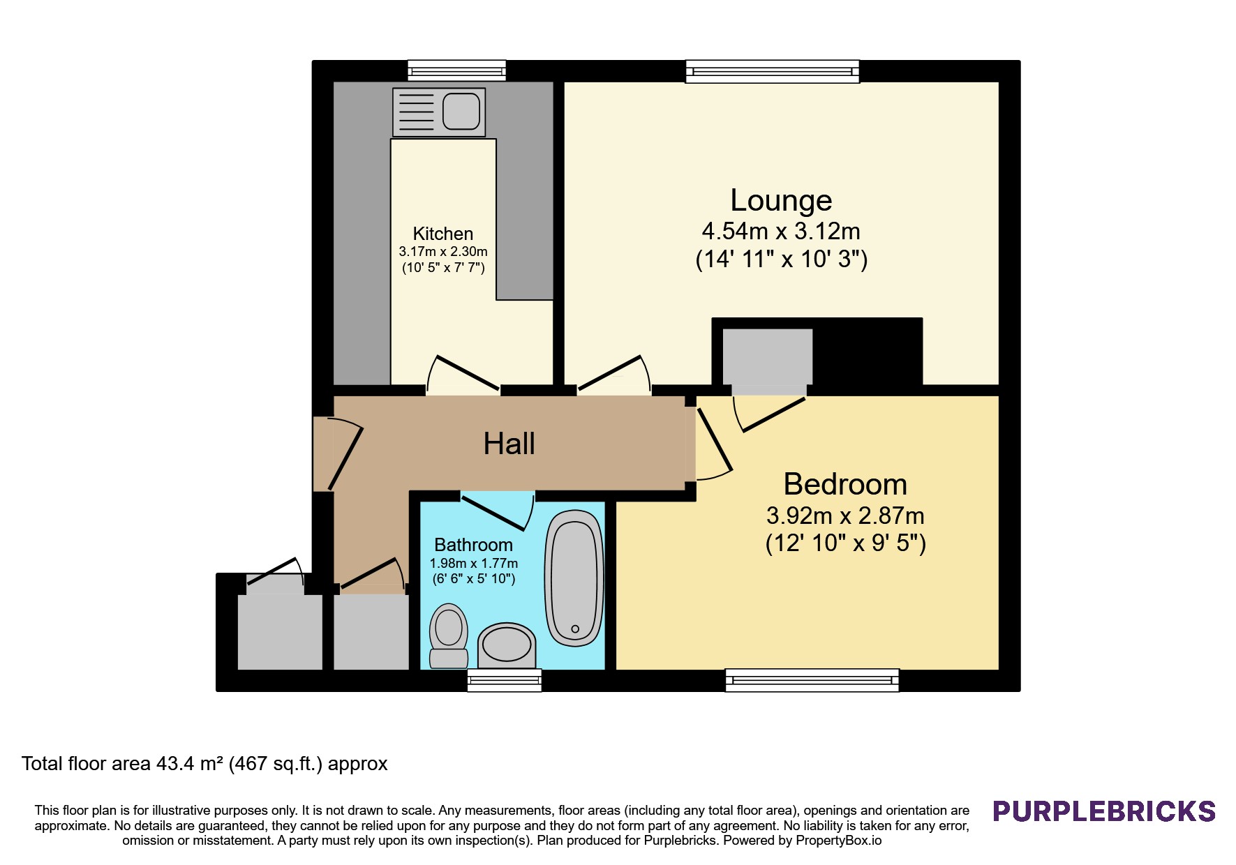 Jockey Field, Dudley floorplan