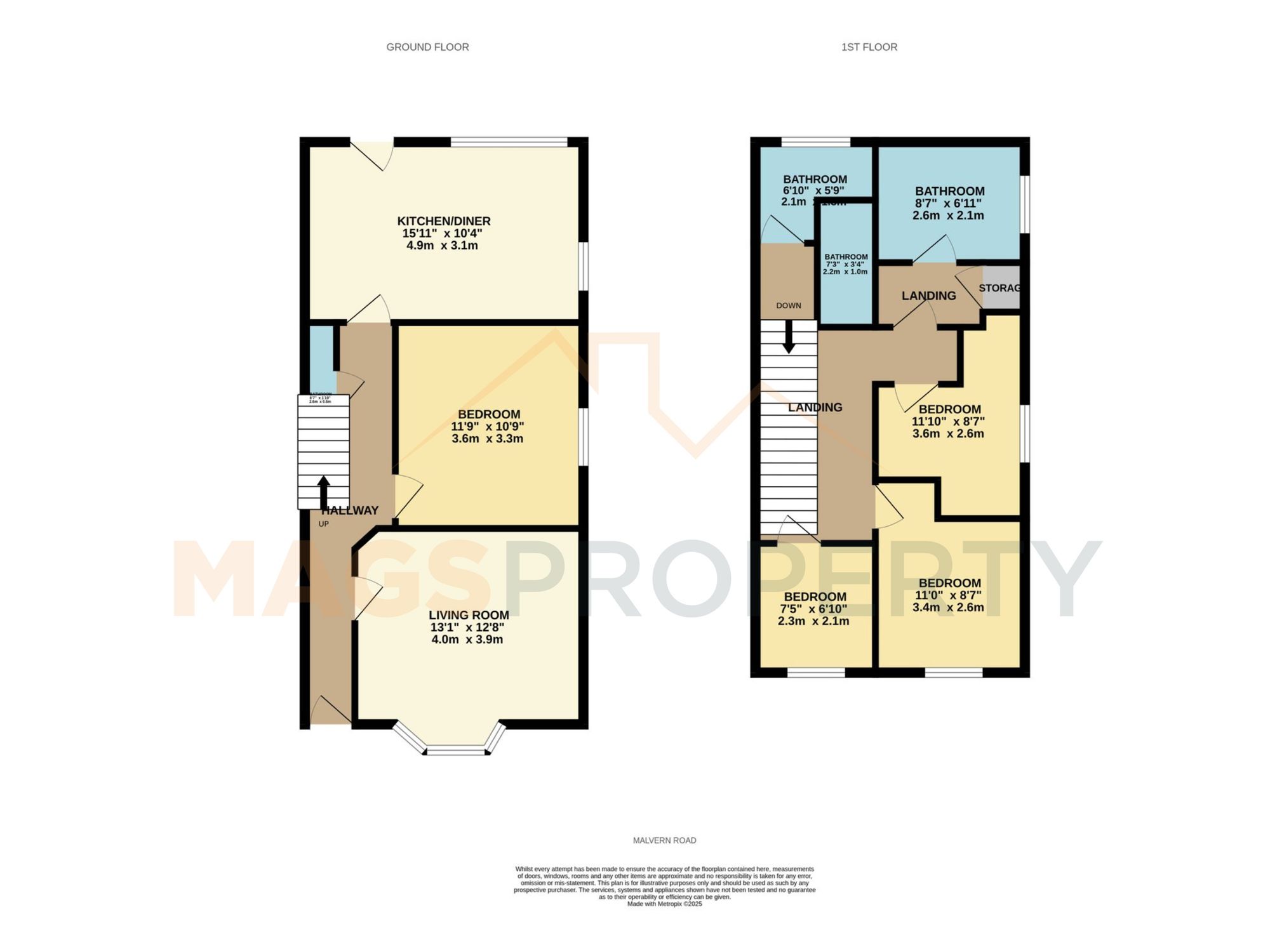 50 Malvern Road, Liverpool floorplan