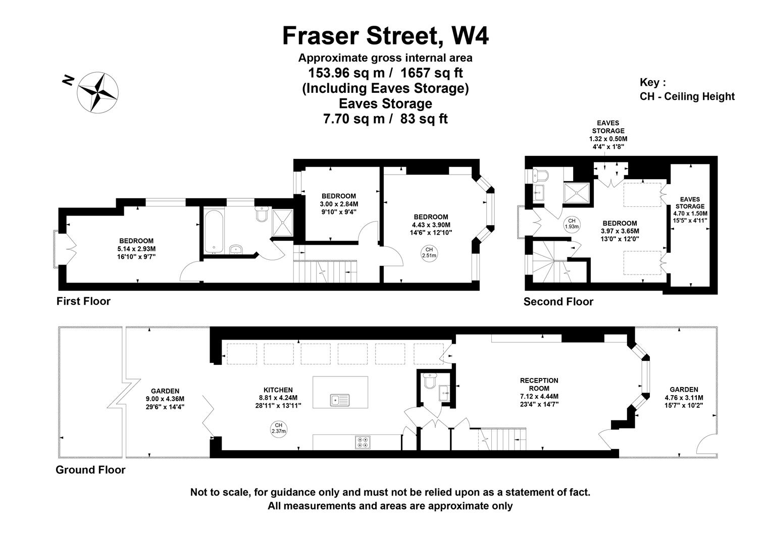 15, Fraser Street, London floorplan
