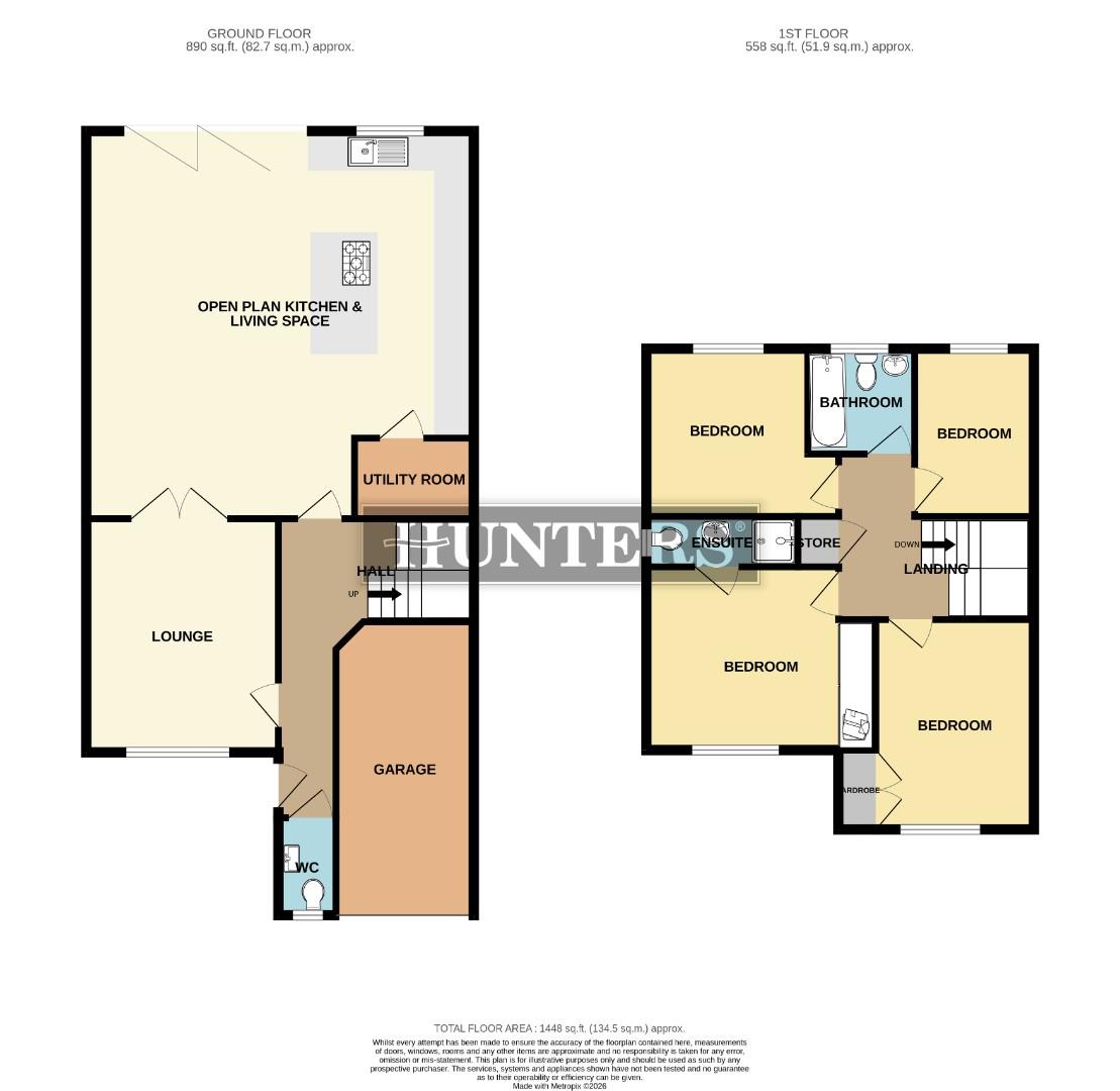 14, Howardian Close, Oldham floorplan