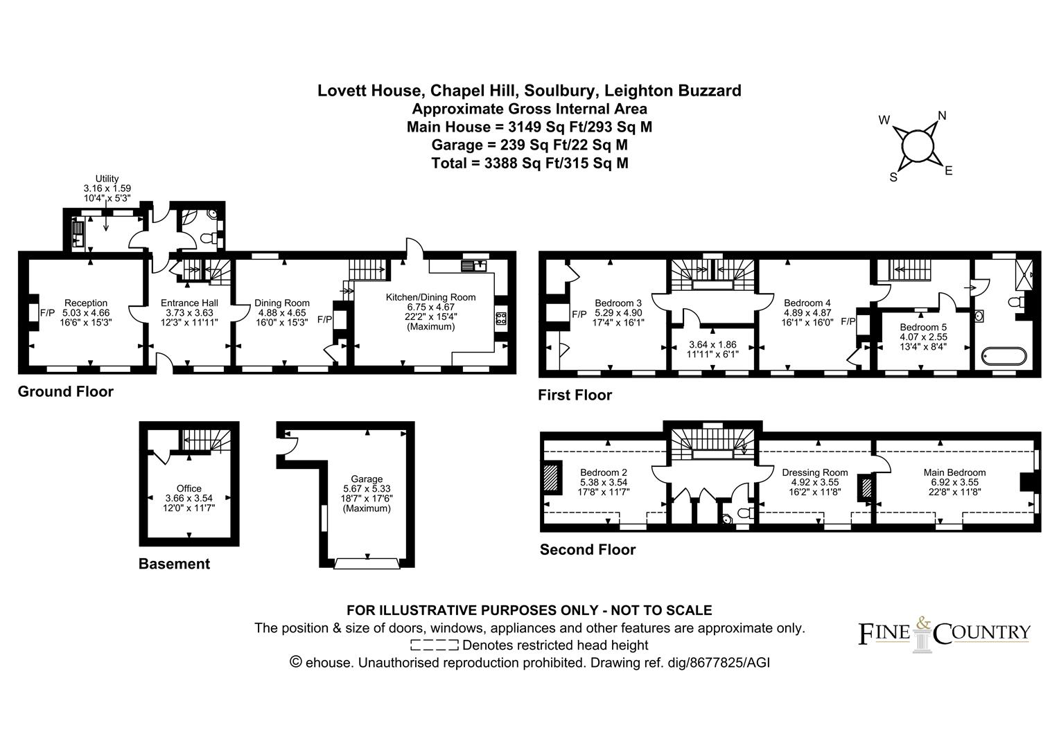 Lovett House, 1, Chapel Hill, Leighton Buzzard floorplan
