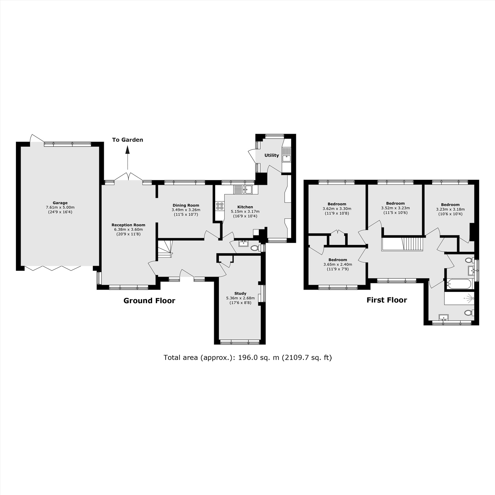 Kells, The Fairway, Weybridge floorplan