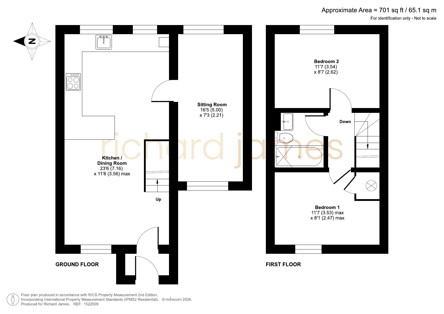 15, Woodbury Close, Swindon floorplan