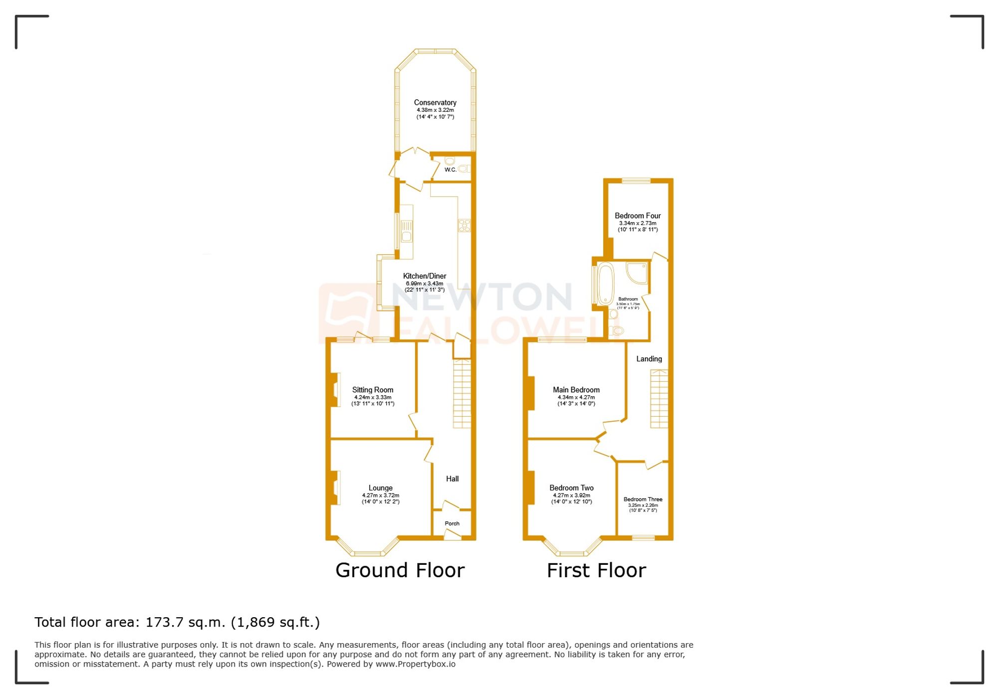436 Hinckley Road, Leicester floorplan