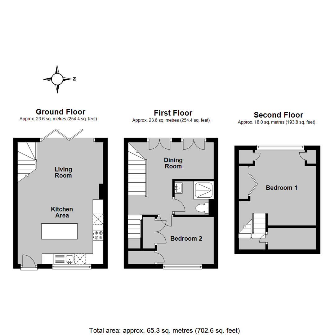 2 Pearsons Cottages, Sea Wall, Whitstable floorplan