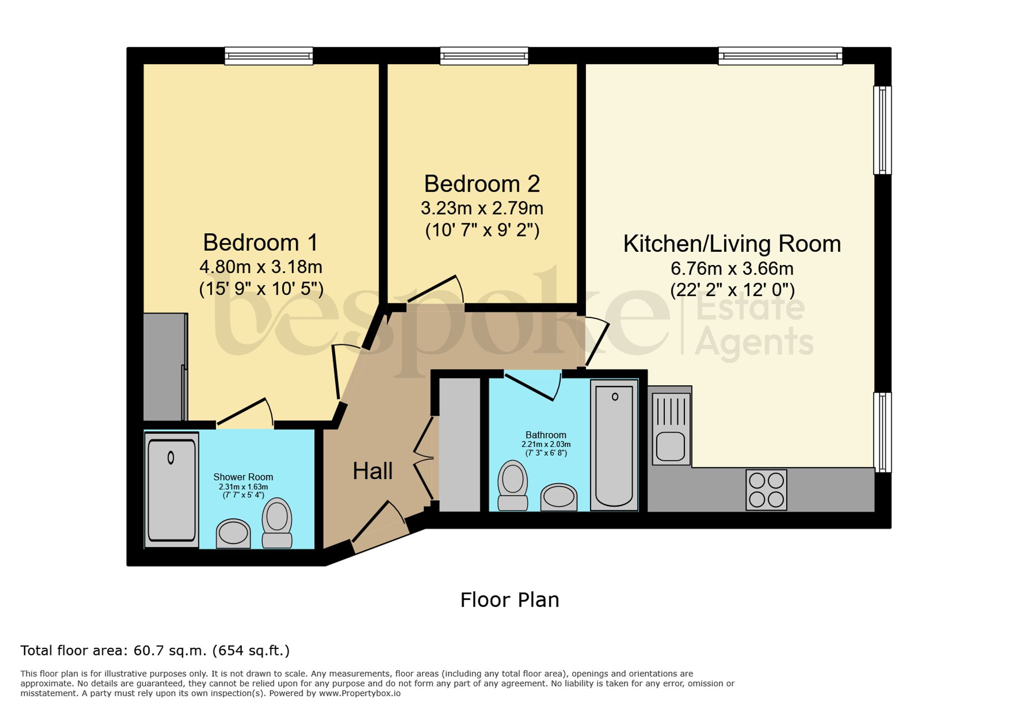 Flat 206, Peregrine House Bedwyn Mews, Reading floorplan