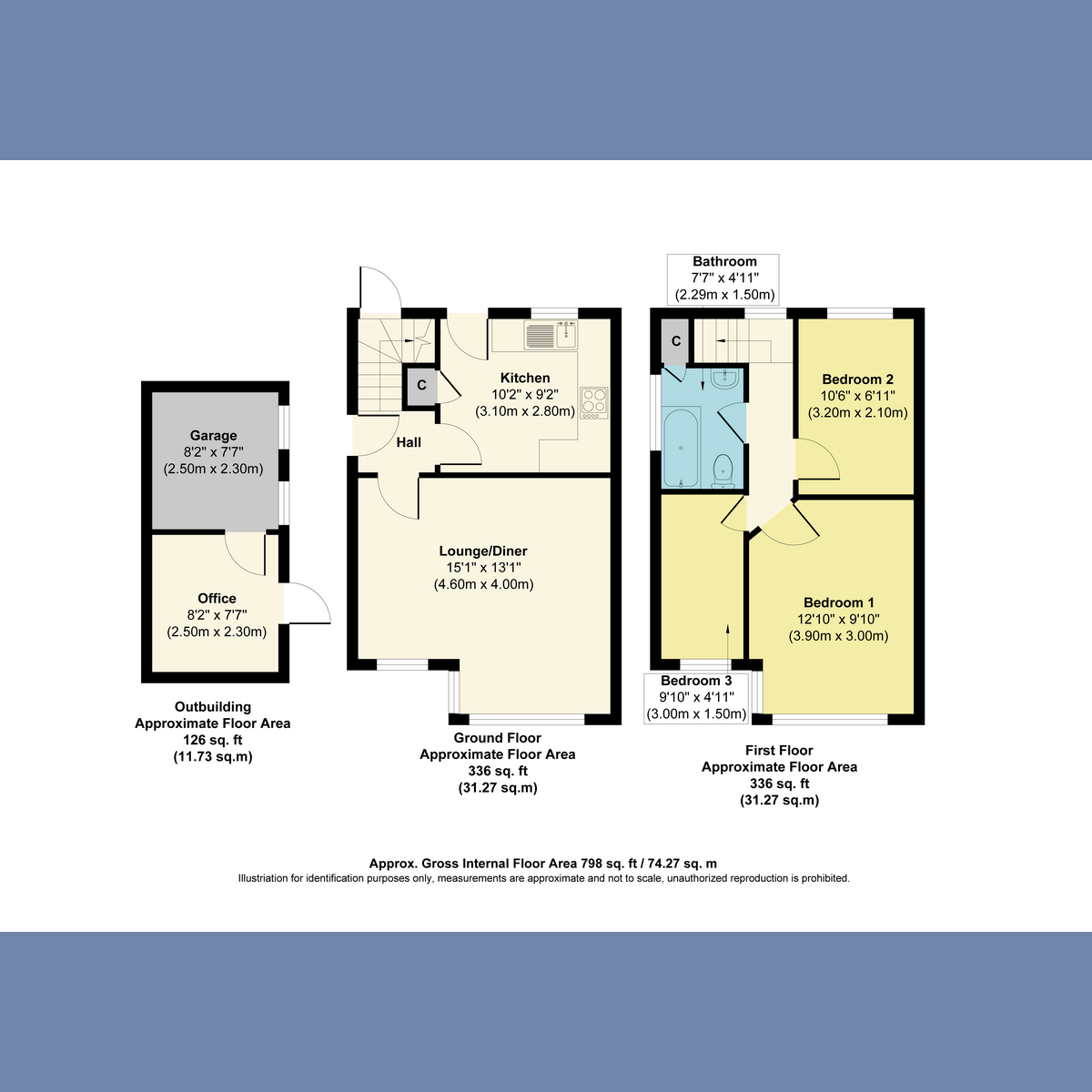 6, Milner Bank, Otley floorplan