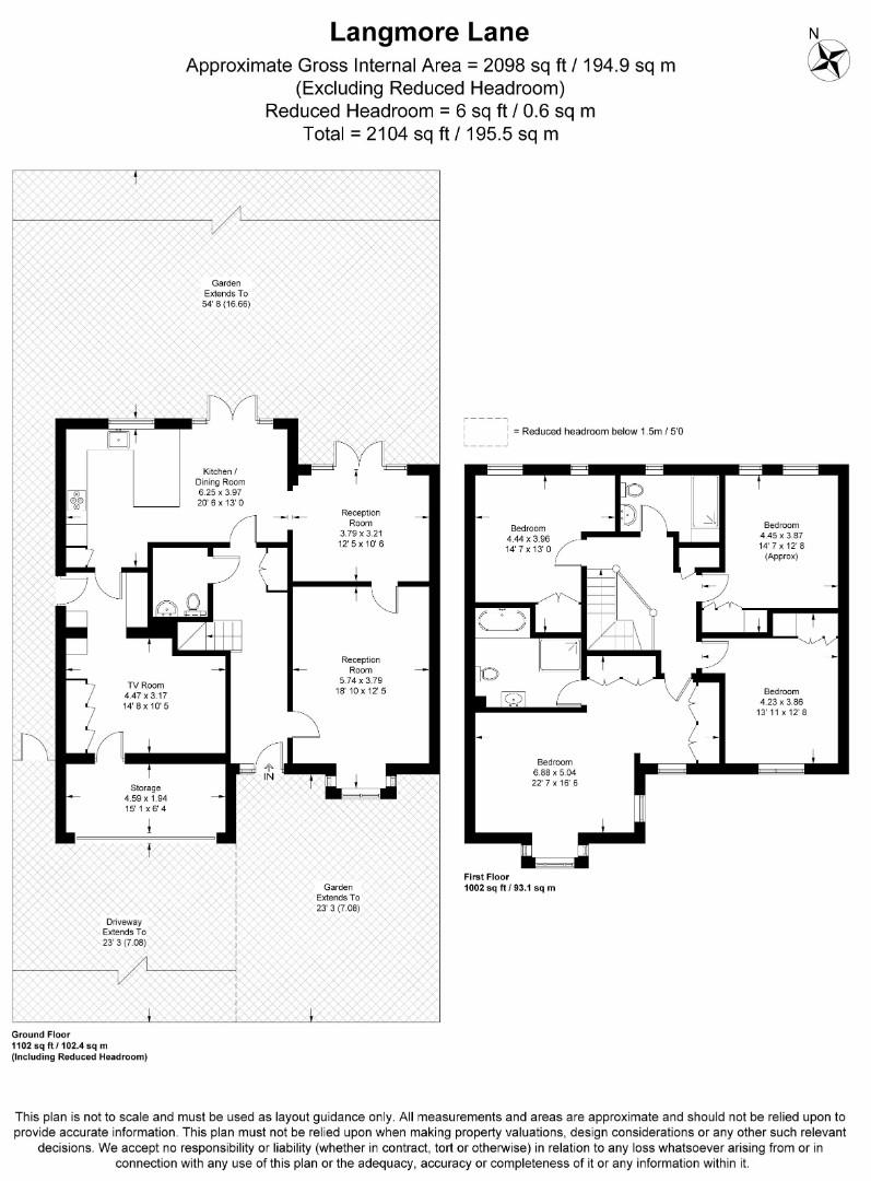 47, Langmore Lane, Haywards Heath floorplan