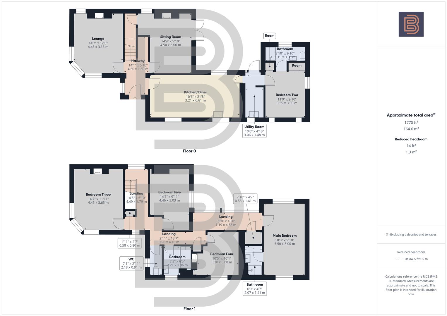 42, Lancaster Road, Rugby floorplan