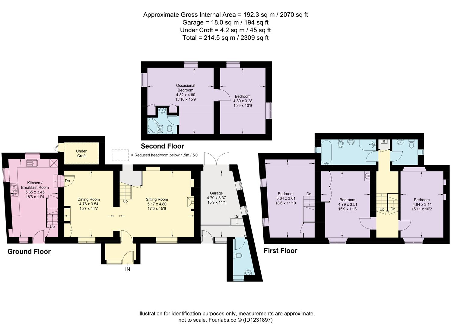 Glendalough, Burcombe, Stroud floorplan