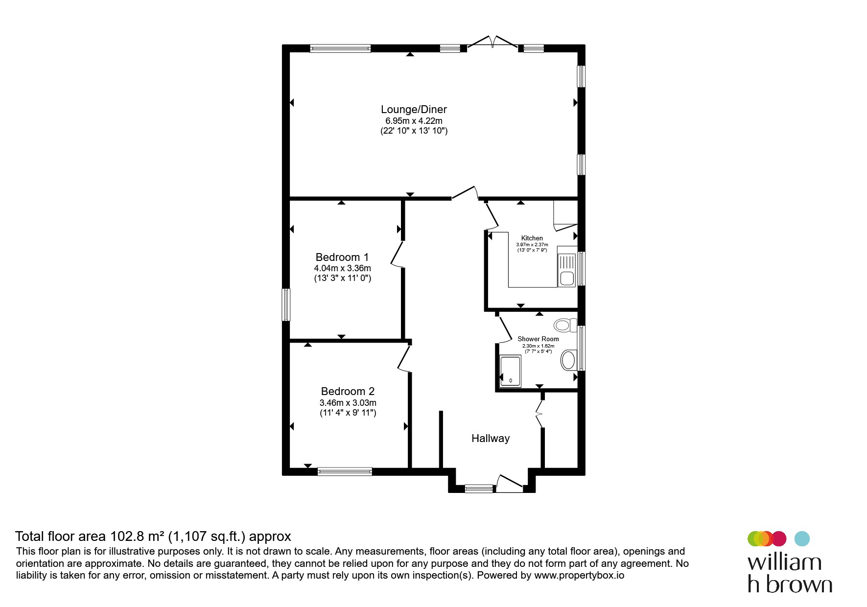 25, Lumley Crescent, Skegness floorplan
