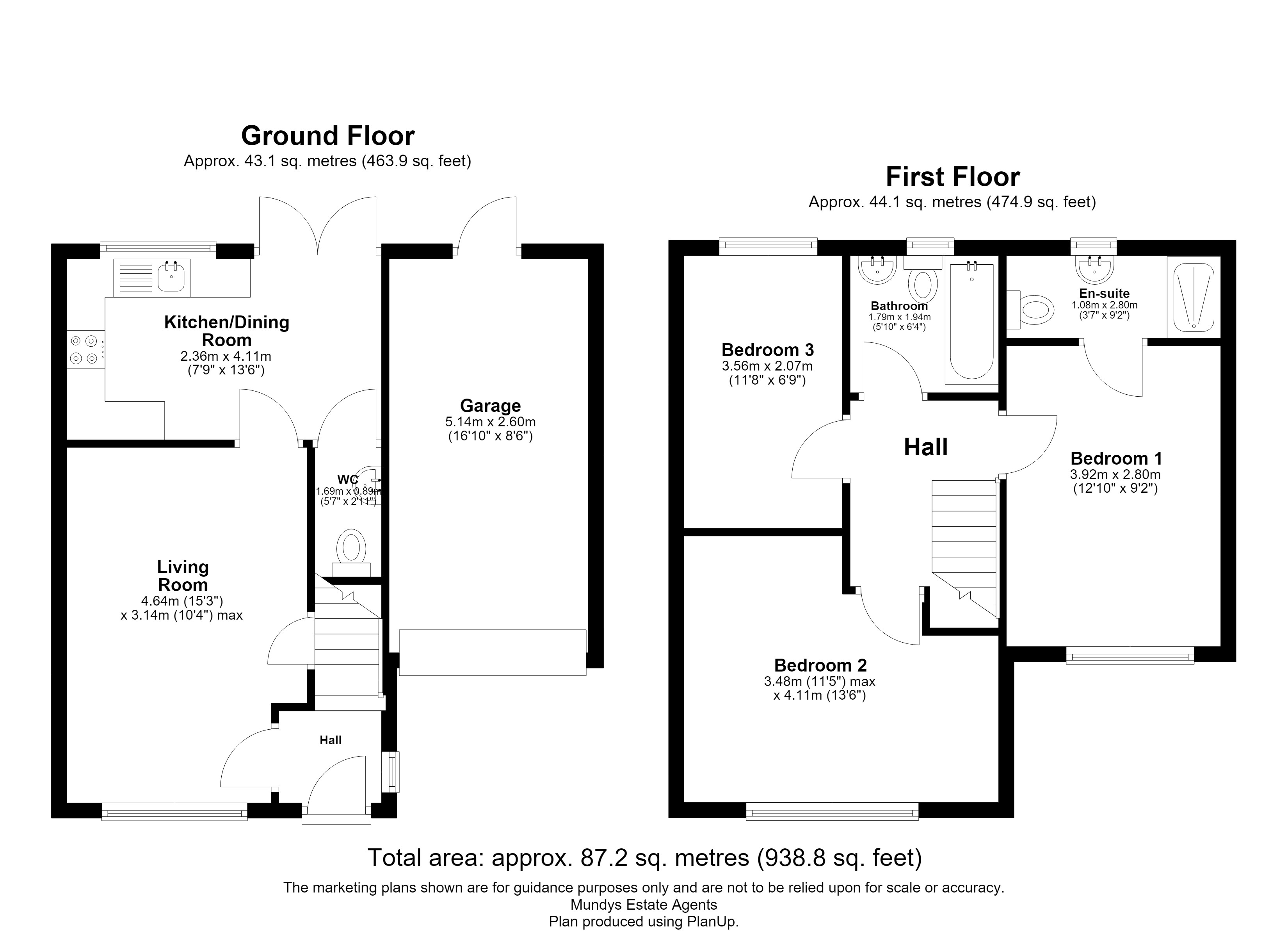 53, Winceby Gardens, Horncastle floorplan